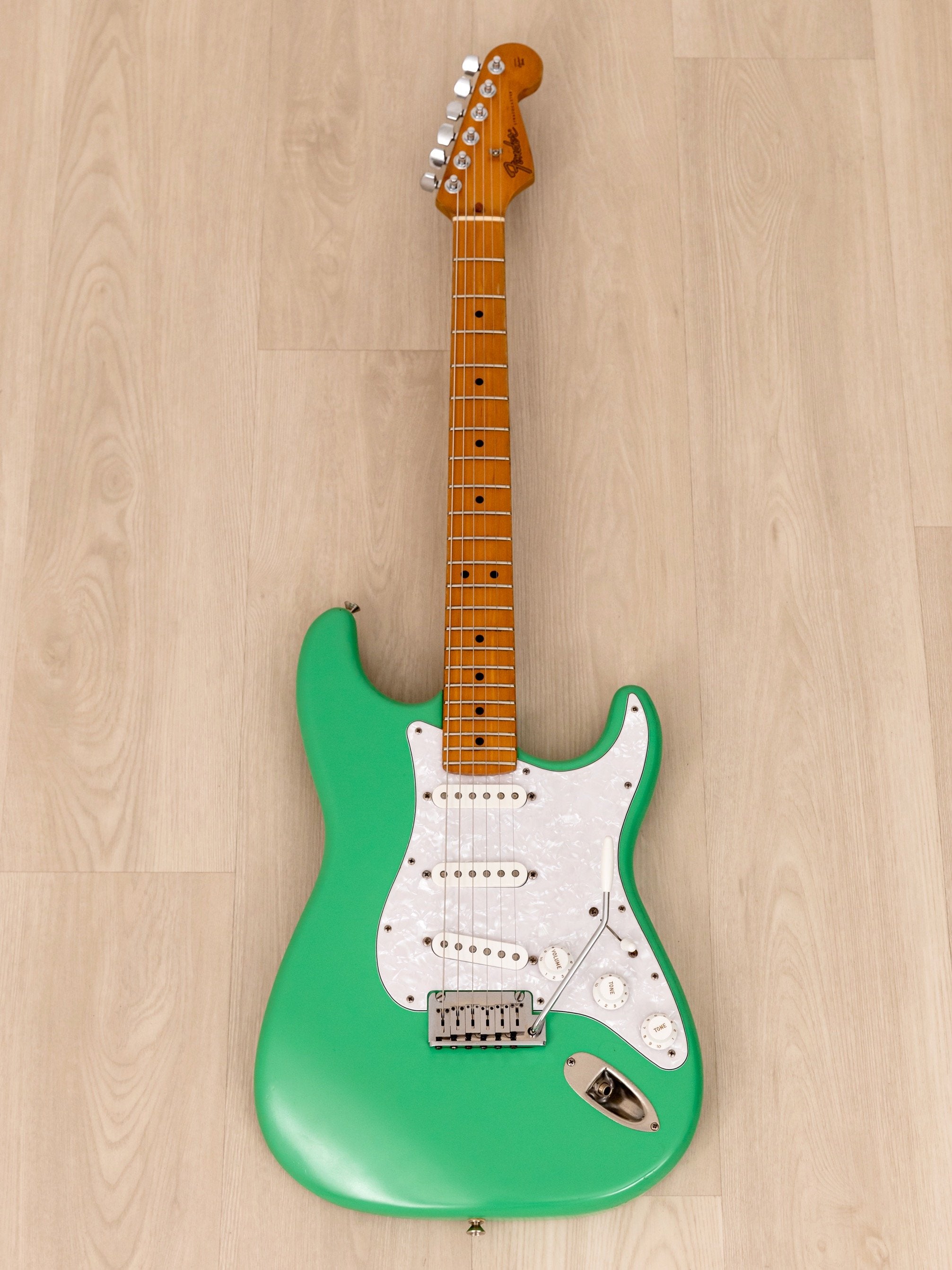 1989 Fender Japan Stratocaster ST650SPL w/ American Standard Tonewoods & Hardware, Seafoam Green, MIJ Fujigen