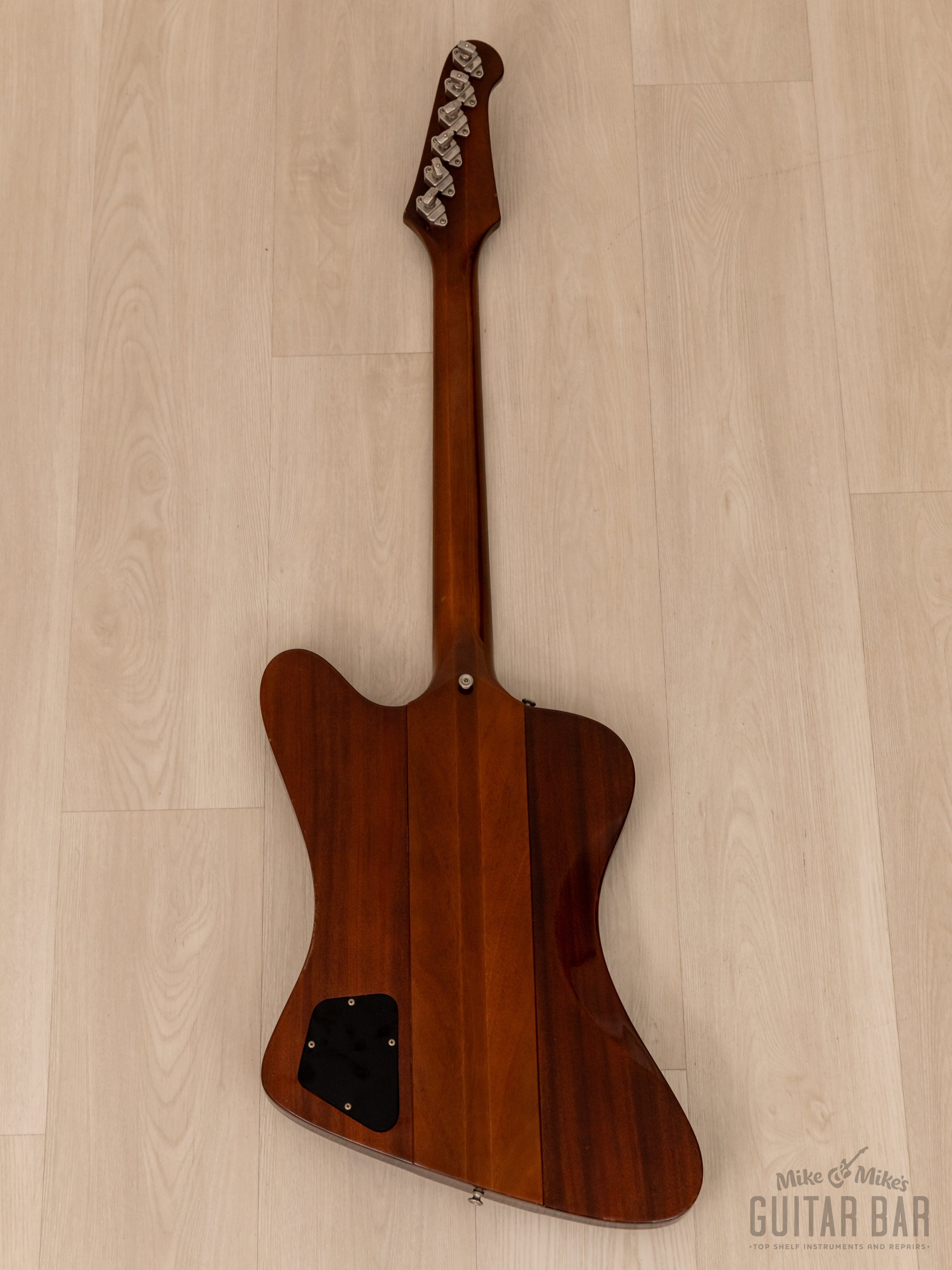 1978 Burny FFB-150 Master Hand Firebird Vintage Neck Through Guitar Sunburst w/ Case, Fernandes Japan