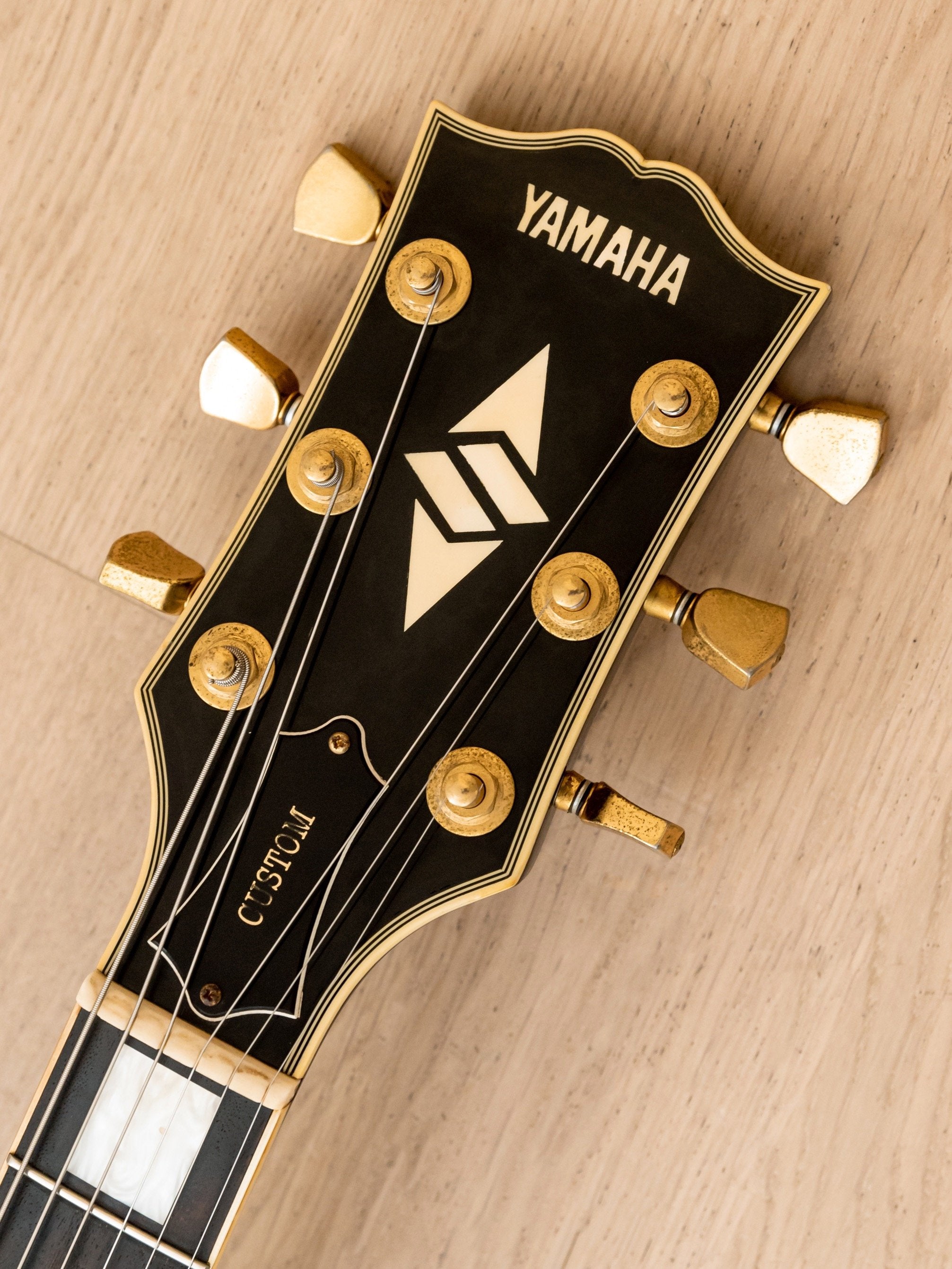 1979 Yamaha LP-800C Lord Player Custom Black Beauty Vintage Guitar Ebony Japan, Matsumoku