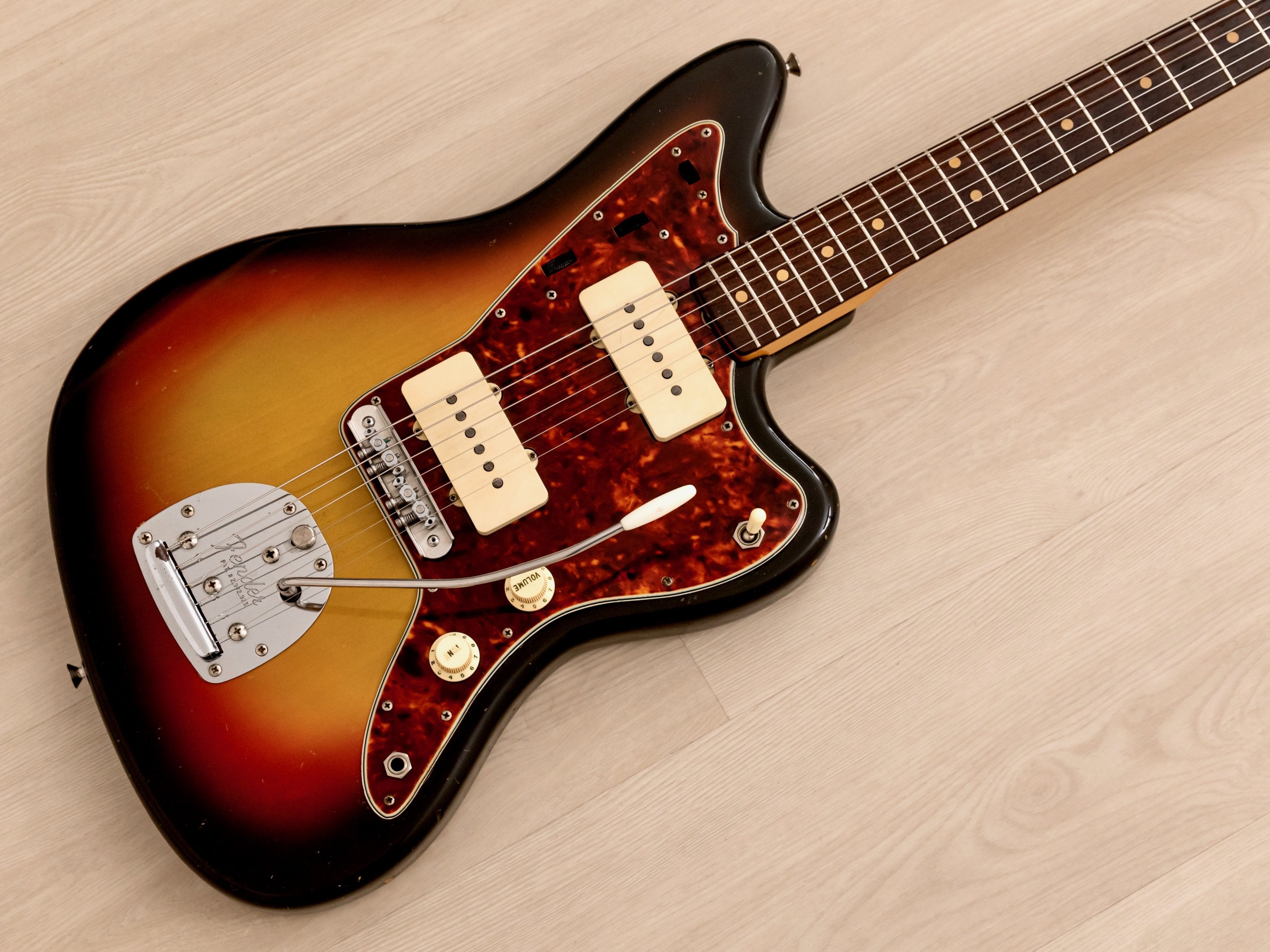 1964 Fender Jazzmaster Pre-CBS Vintage Electric Guitar Sunburst w/ Case, Mastery