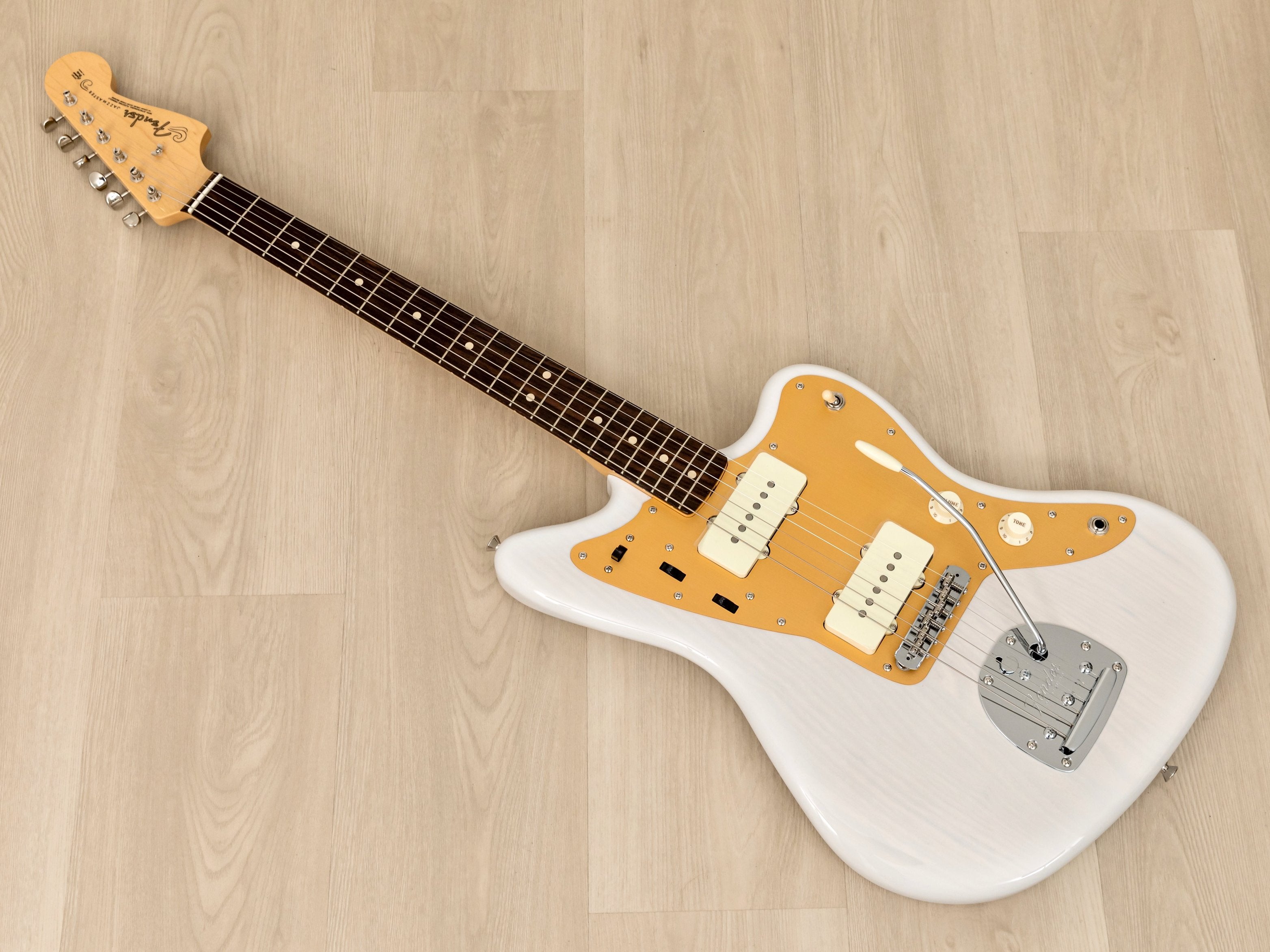 2023 Fender Heritage 60s Jazzmaster Gold Guard Blonde Nitro Lacquer, Japan MIJ