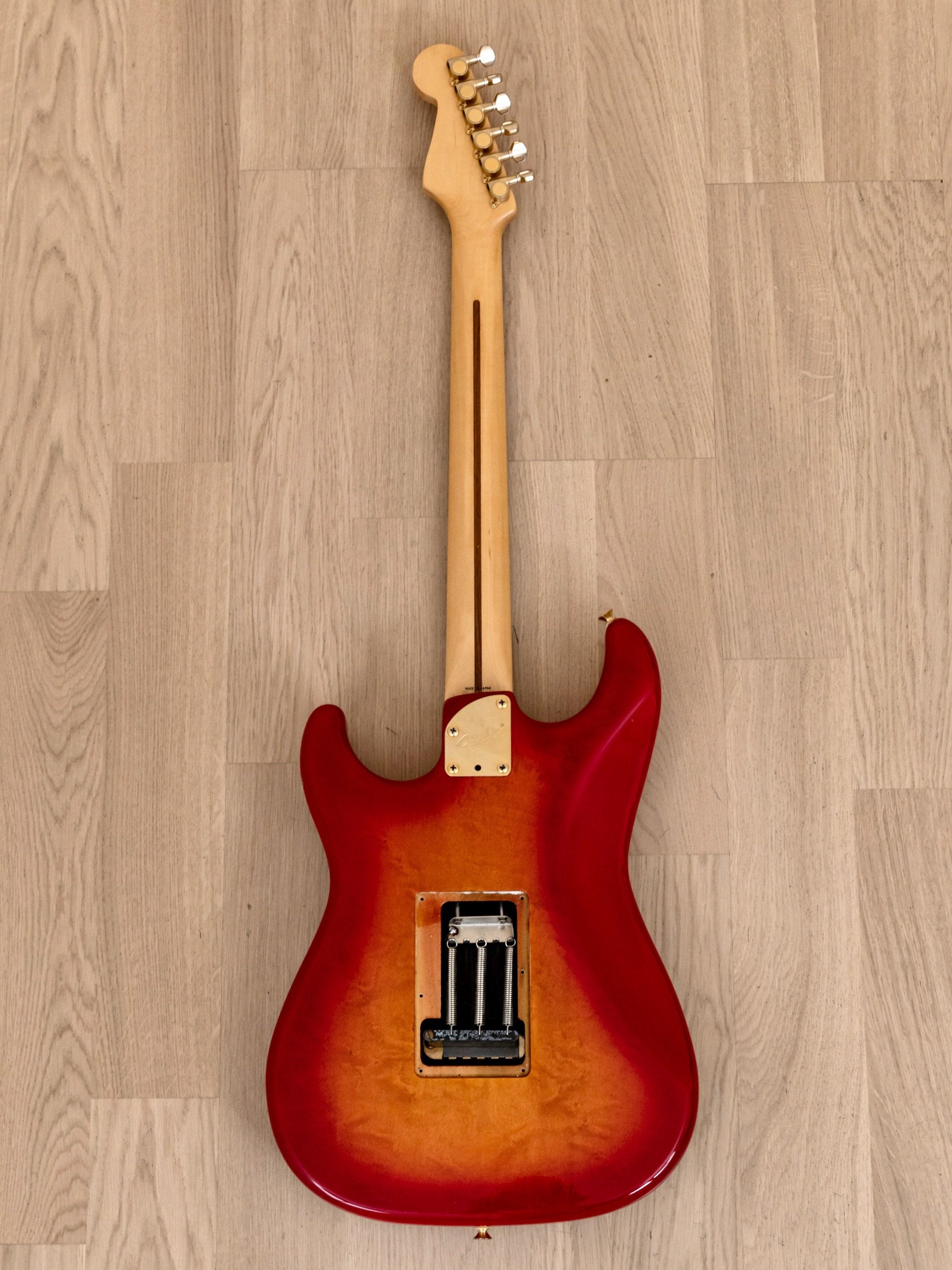 1988 Fender Stratocaster STR75 Pro-Feel Series Cherry Red Sunburst w/ Floyd Rose, Japan MIJ Fujigen