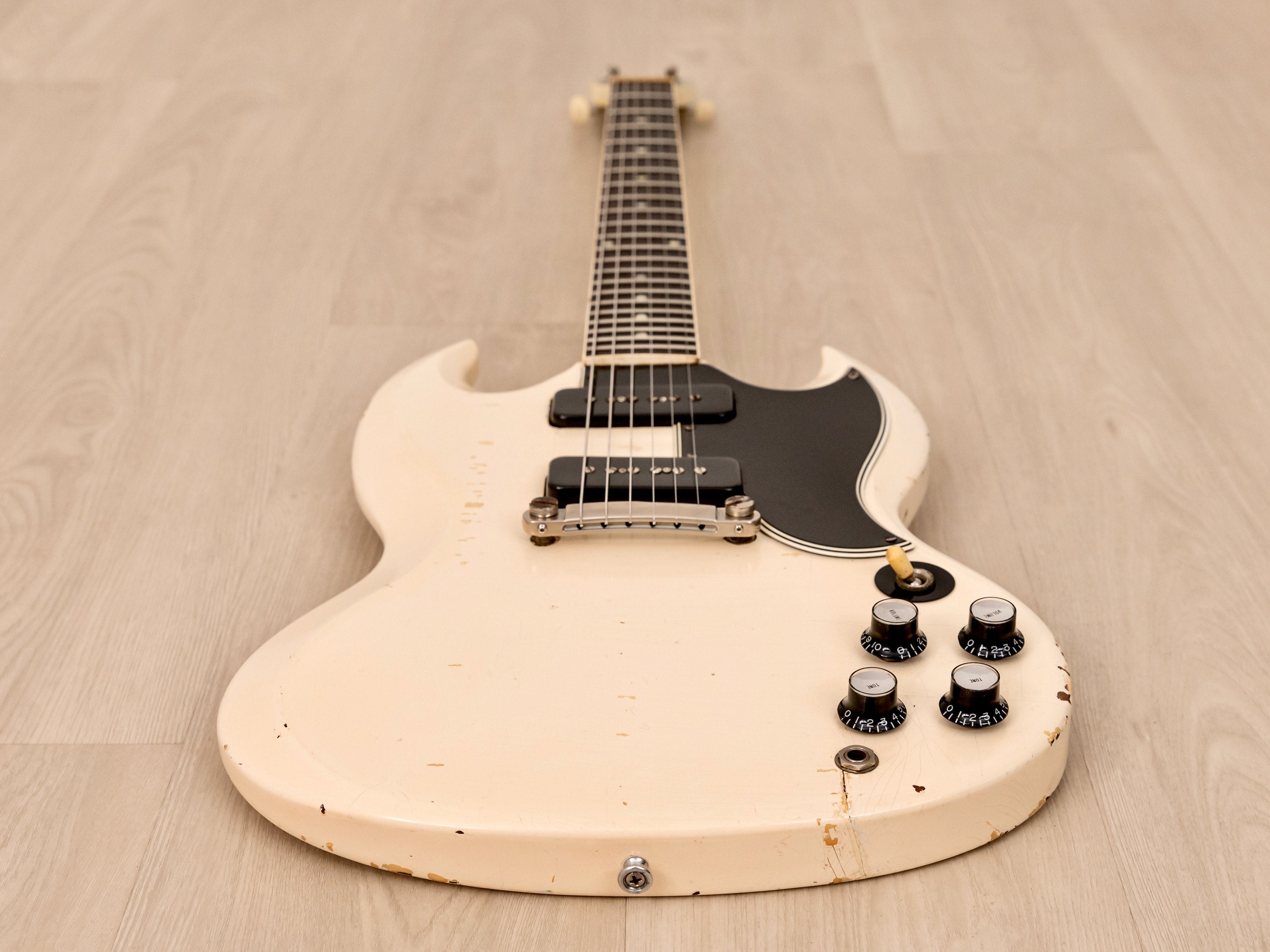 1962 Gibson SG Special Vintage Electric Guitar Polaris White w/ Case