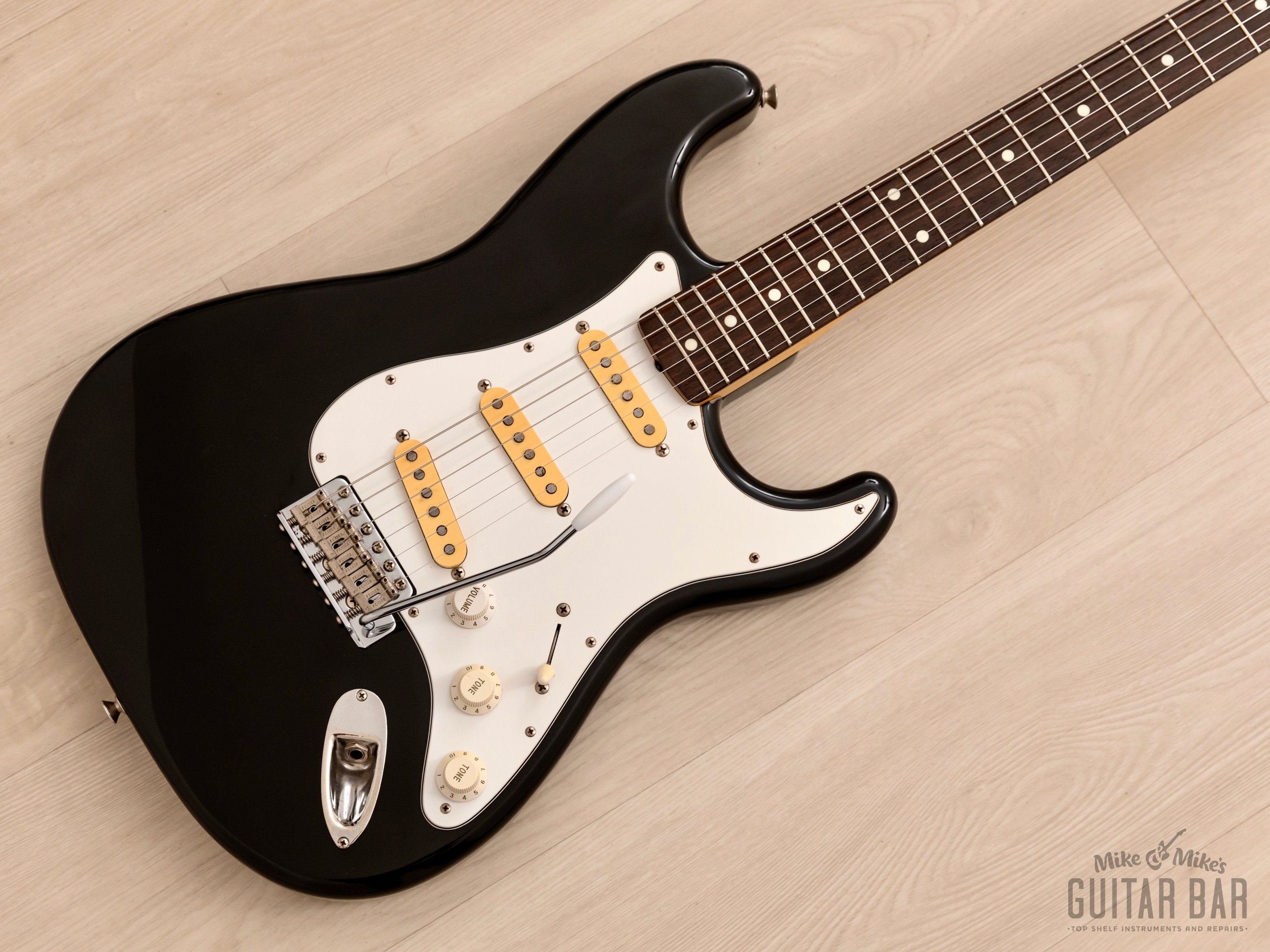 1987 Fender Stratocaster ‘62 Vintage Reissue ST62-55 Black E-Serial, Japan MIJ Fujigen