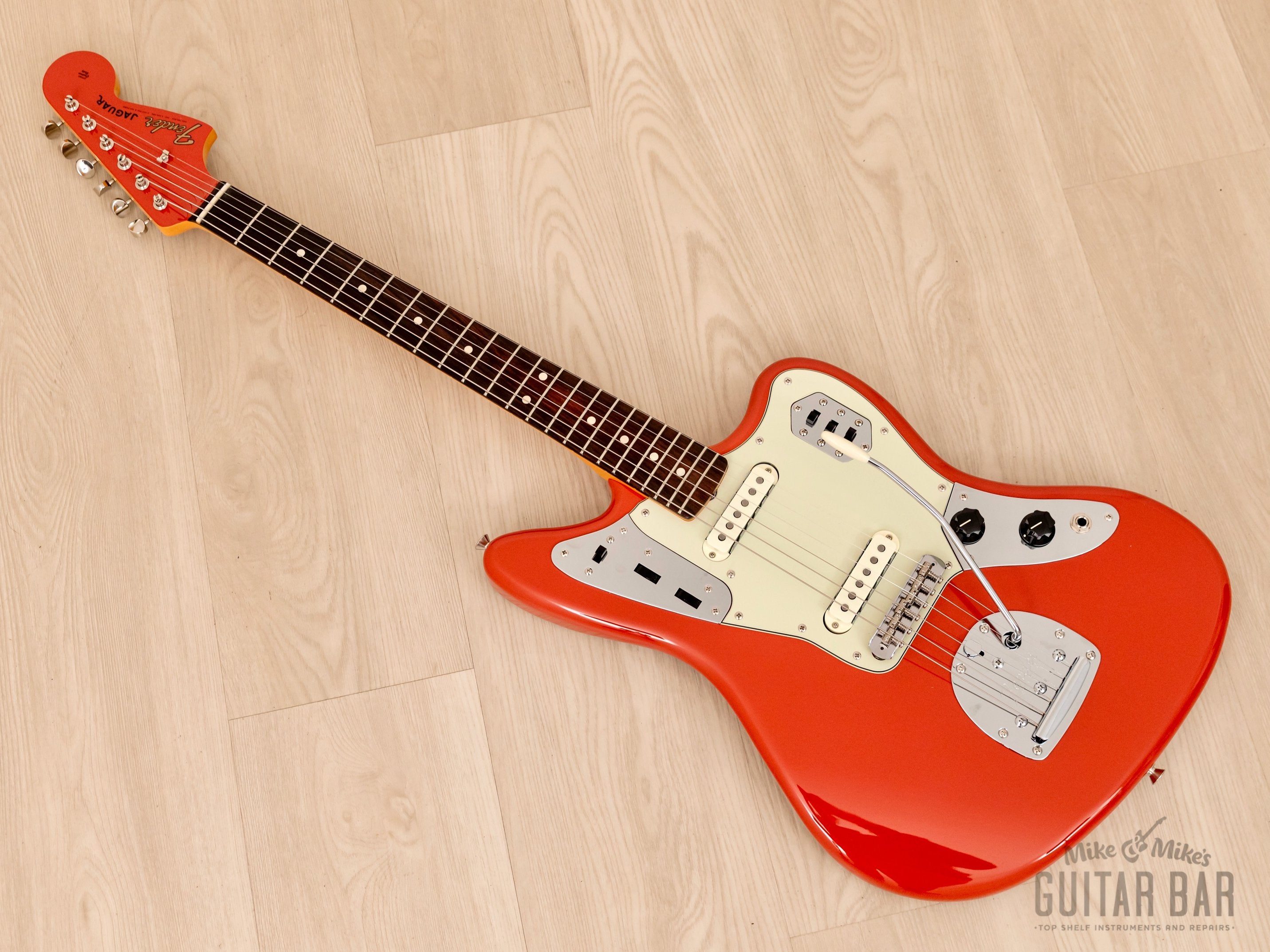 2023 Fender Traditional II 60s Jaguar FSR Fiesta Red w/ Headstock & USA Pure Vintage Pickups, Japan MIJ