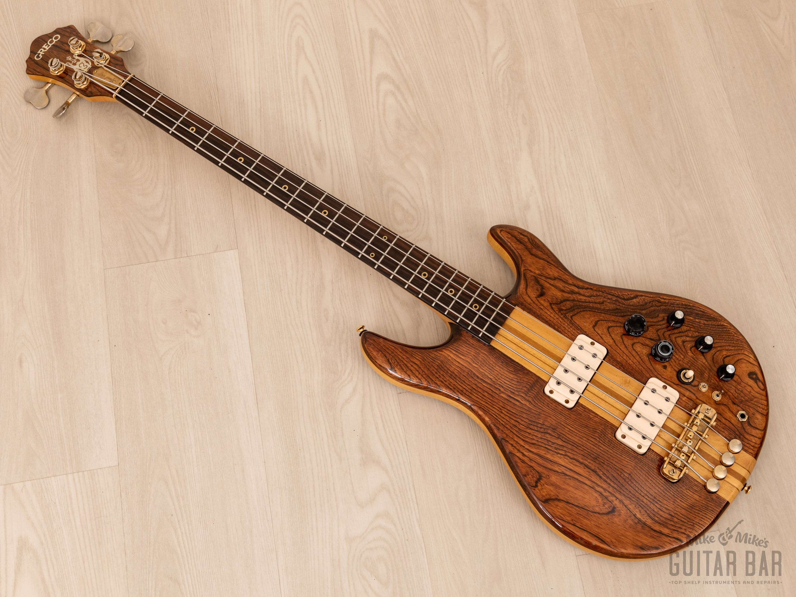 1978 Greco Speed Way GOB1200 Vintage Neck Through Bass w/ Active  Electronics, Japan Fujigen