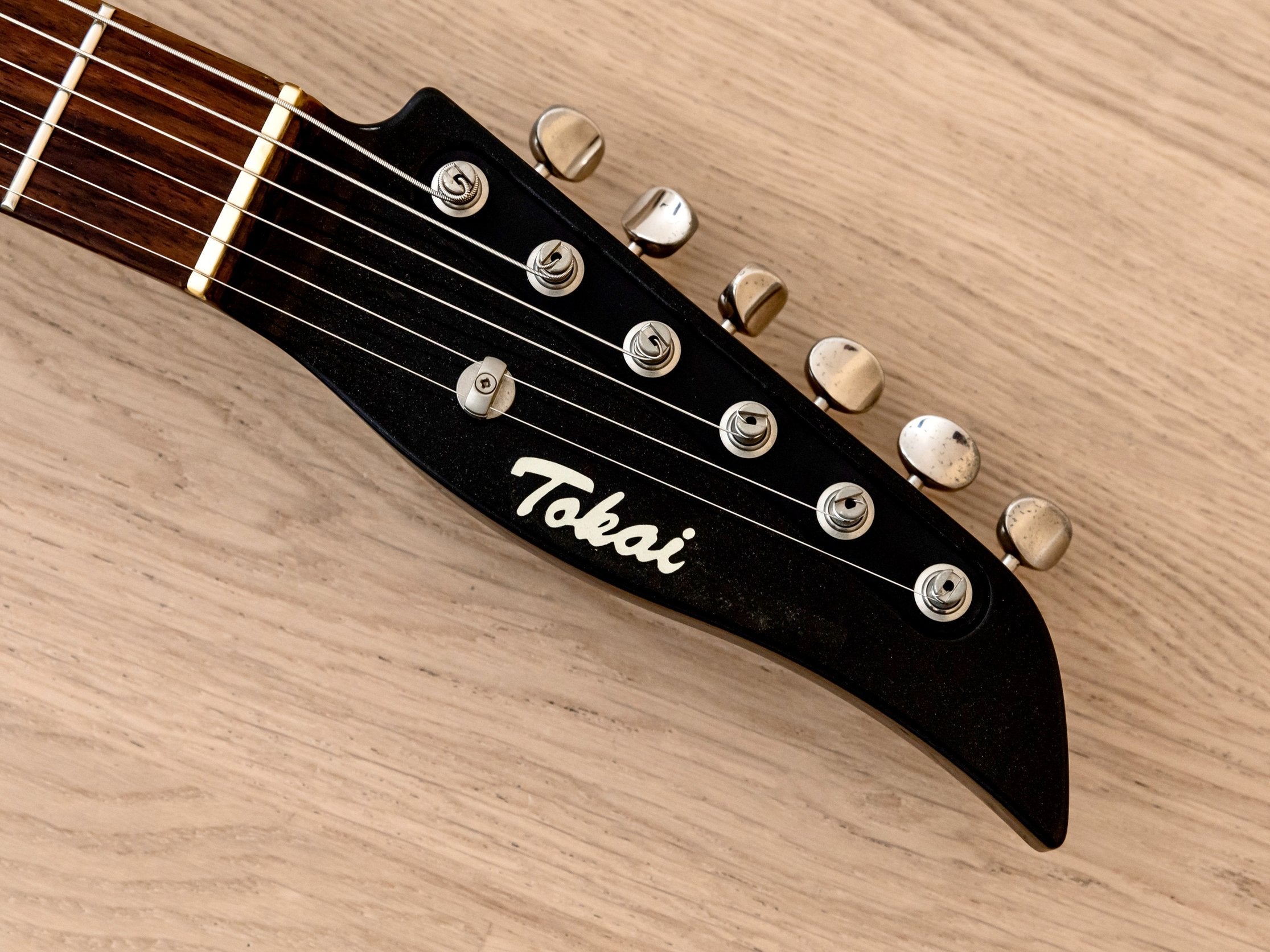 1990s Tokai Talbo A-125SH Aluminum Body Guitar Black Sparkle, Japan