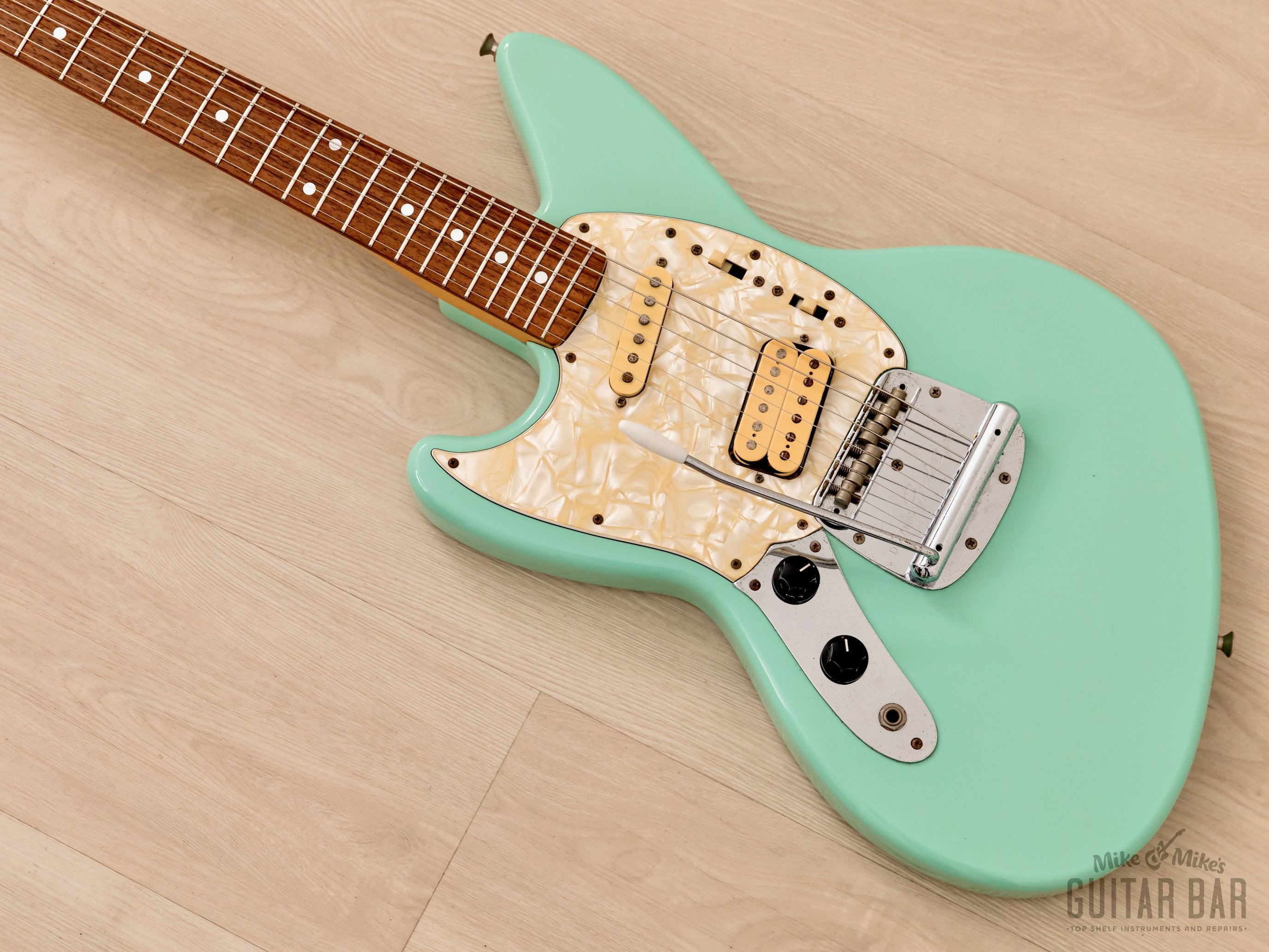 1997 Fender Jag-Stang Kurt Cobain Designed JSG-65L Left-Handed Sonic Blue Near-Mint, Japan CIJ