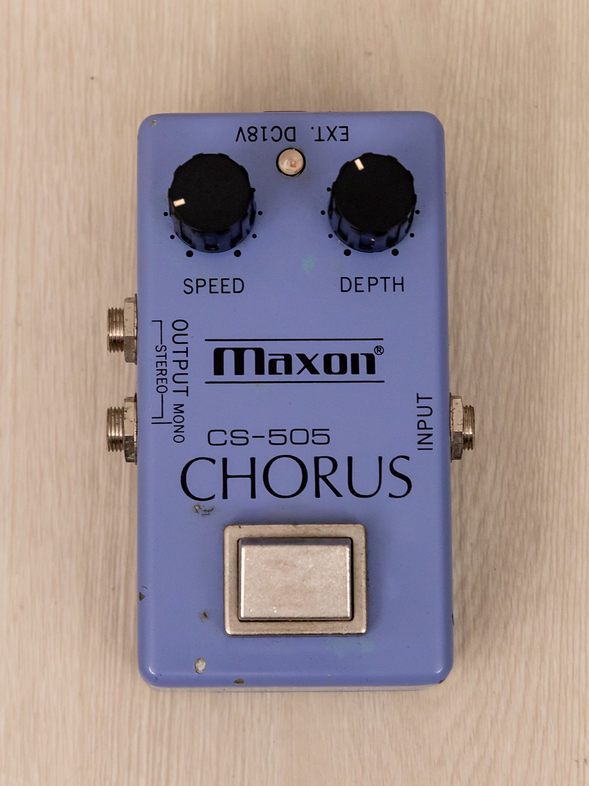 1980 Maxon CS-505 Chorus Narrow Box Vintage Analog Guitar Effects Pedal 18v  w/ Box, Ibanez