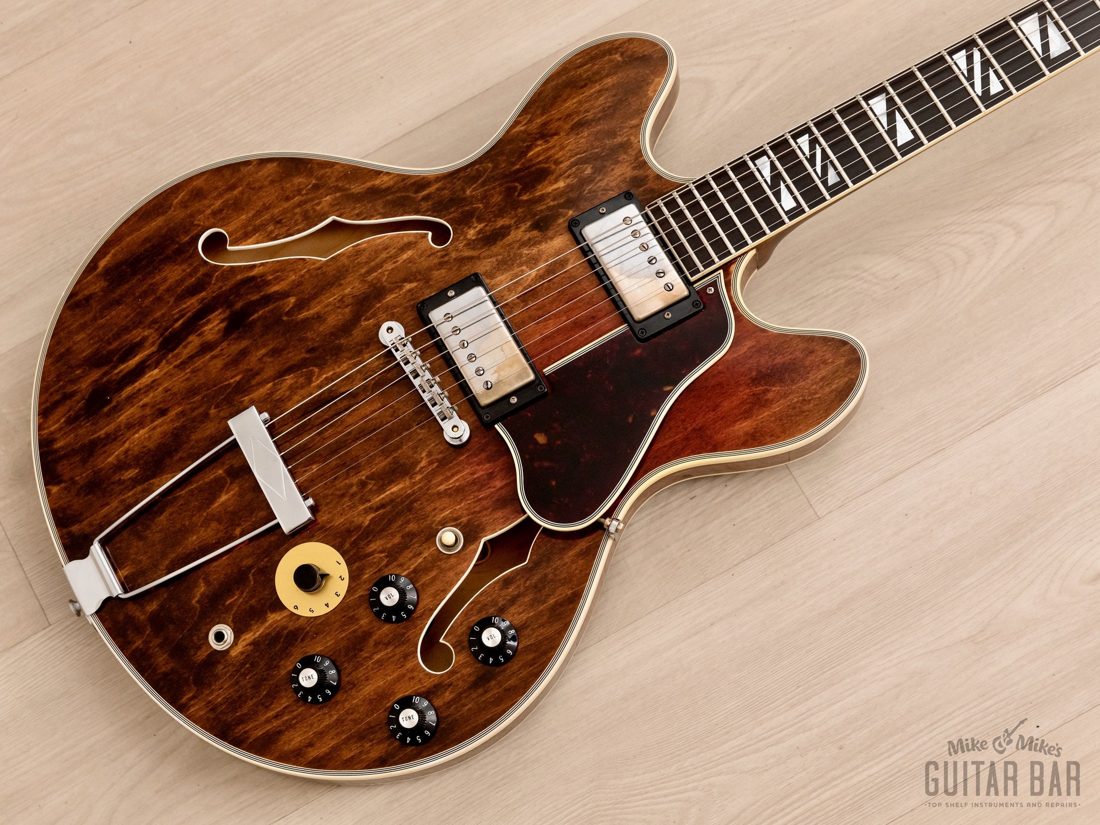 1978 Gibson ES-355 TDW Walnut, Custom Ordered Super 400 Inlay, Collector-Grade w/ Case, Tags