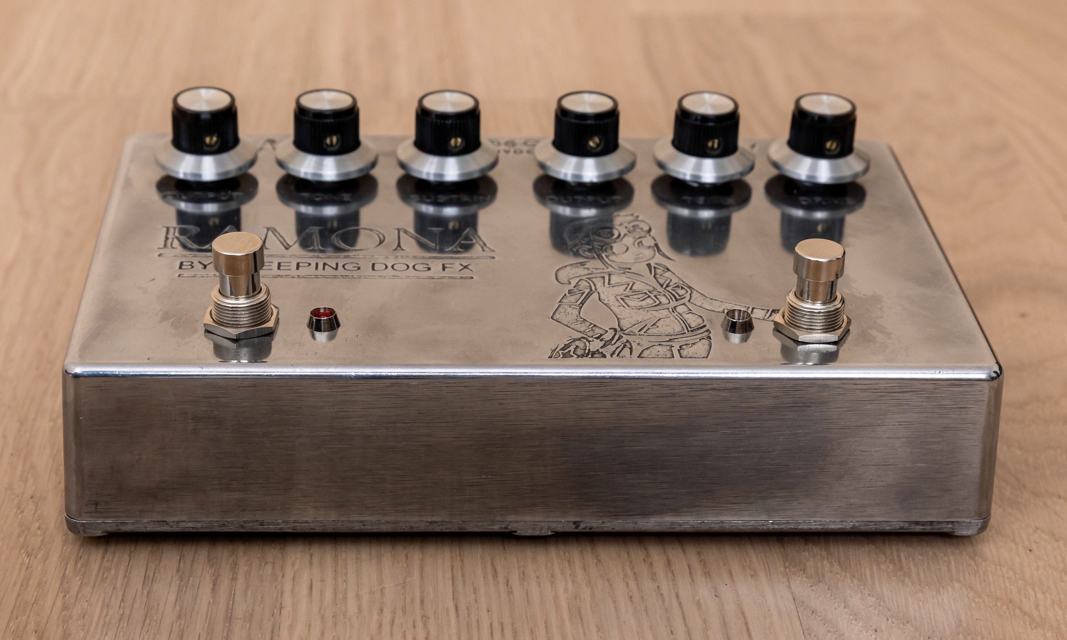 2016 Sleeping Dog FX Ramona Dual Guitar Effects Pedal Big Muff & DS-1, #2 of 2.
