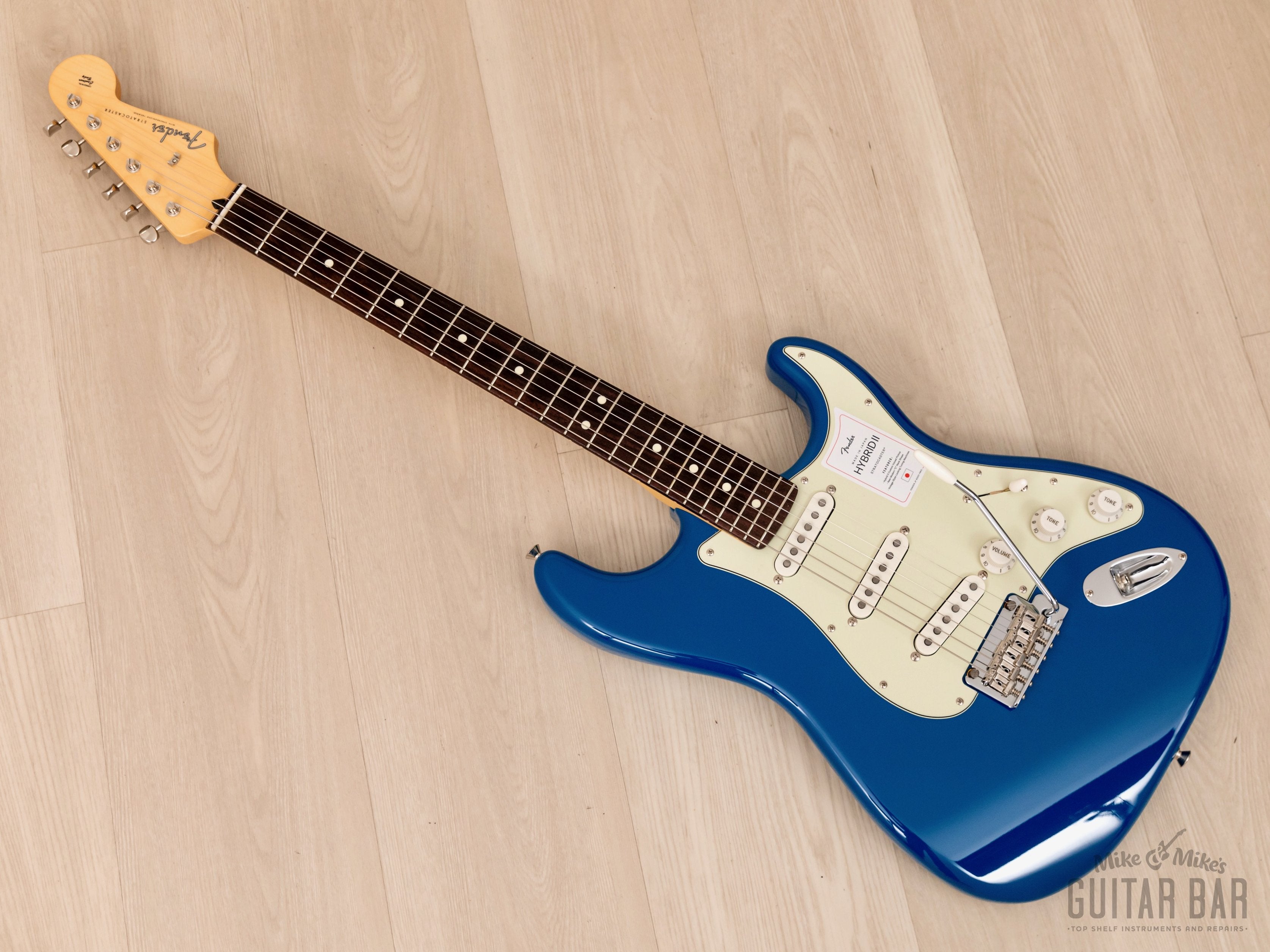 2023 Fender Hybrid II Stratocaster Forest Blue, Mint w/ Hangtags, Japan MIJ