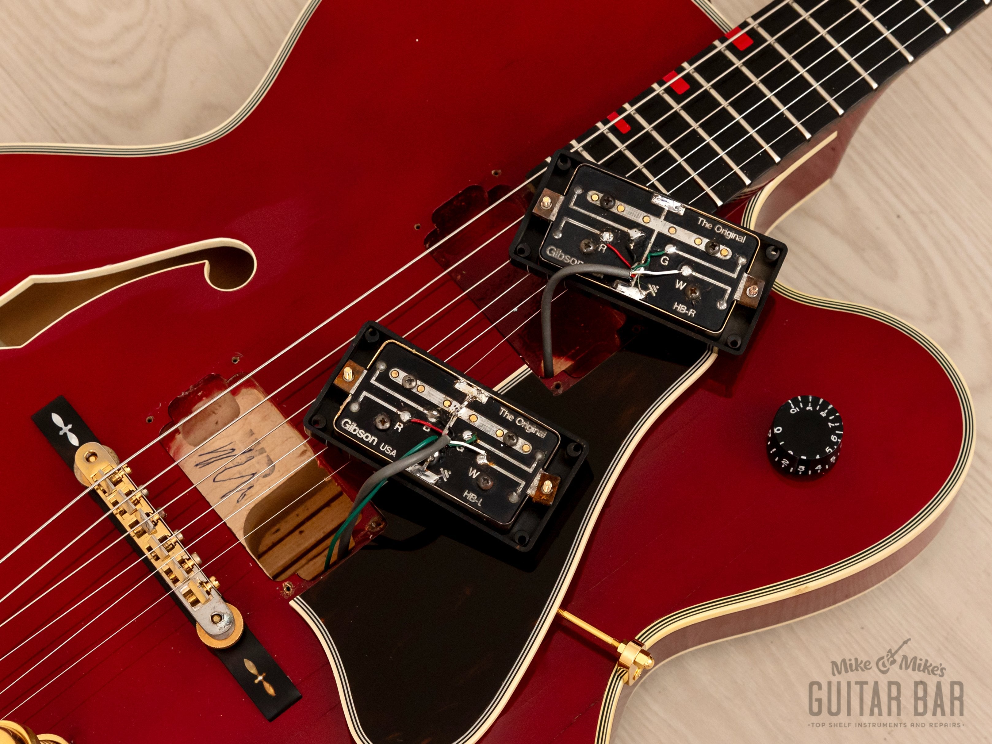 1989 Gibson Chet Atkins Country Gentleman Cherry w/ Bigsby & Case, Yamano