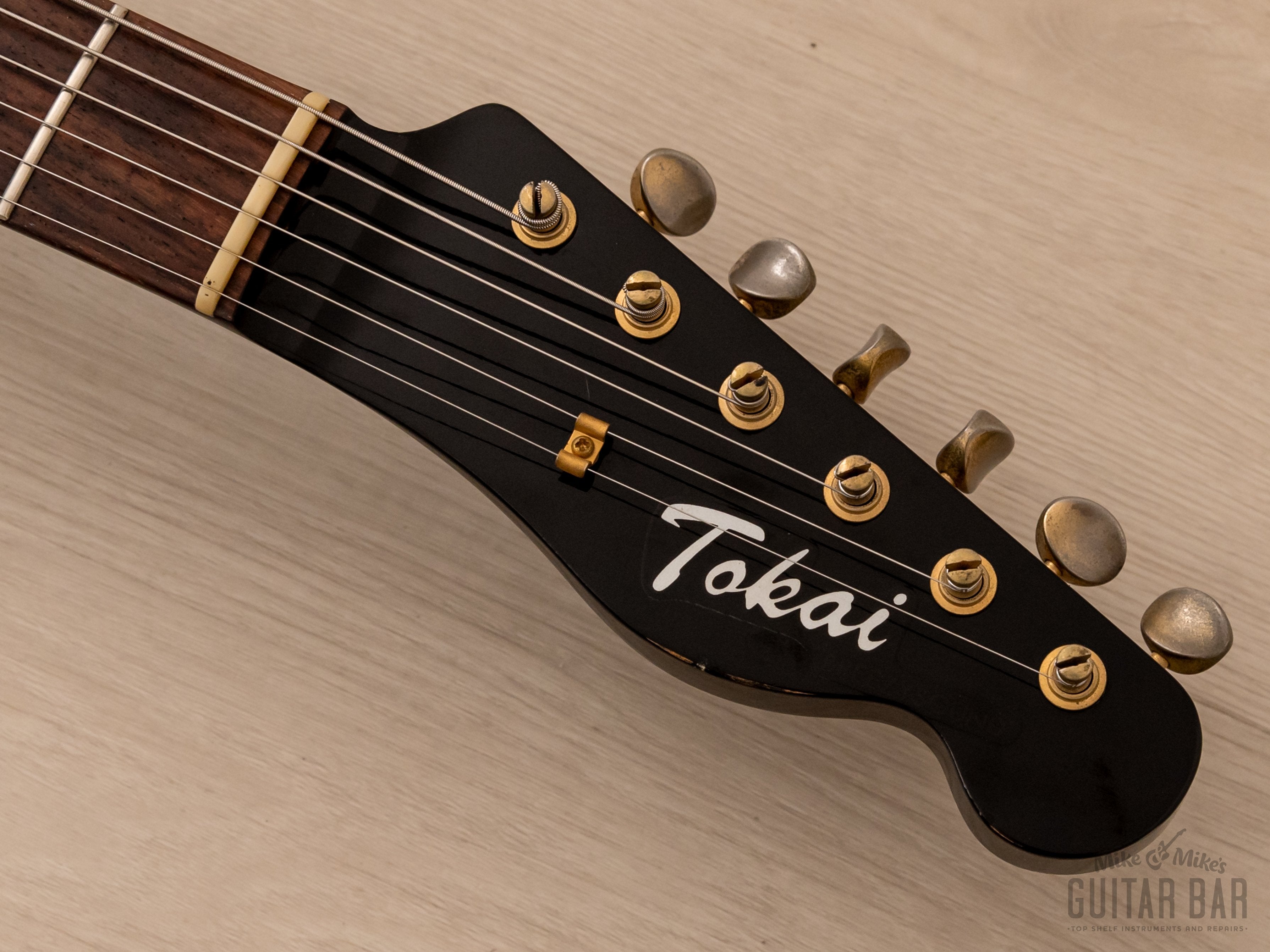 1980s Tokai Breezysound TTE Vintage T-Style Electric Guitar Black, Japan