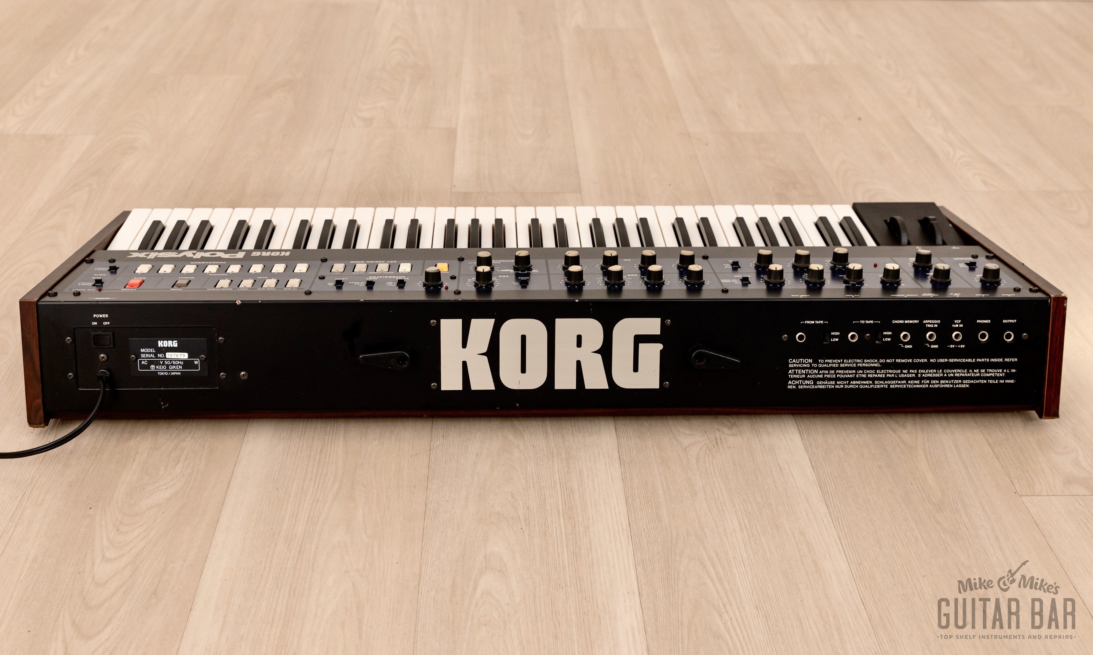 Korg PolySix Vintage Analog Synthesizer Serviced w/ Case