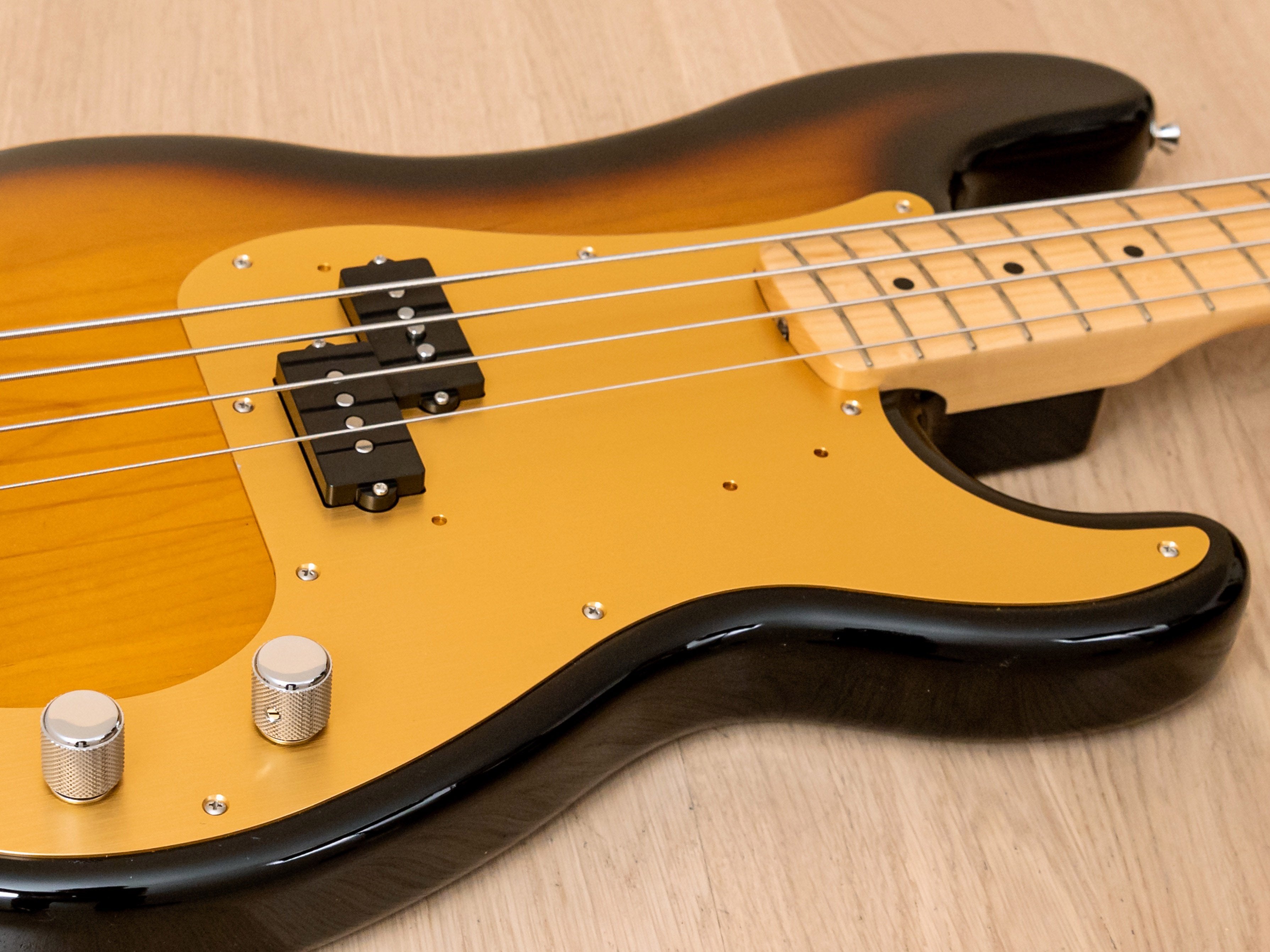 2021 Fender Heritage 50s Precision Bass Gold Guard Sunburst Nitro ...