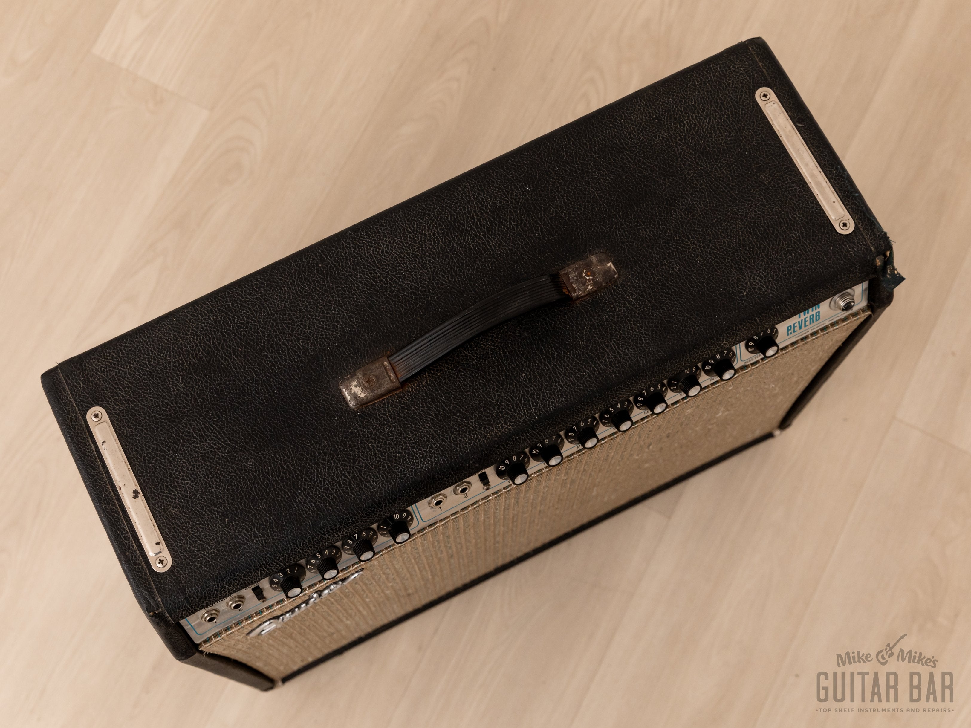 1972 Fender Twin Reverb Silverface Vintage Tube Amp 2x12, Serviced w/ Ftsw