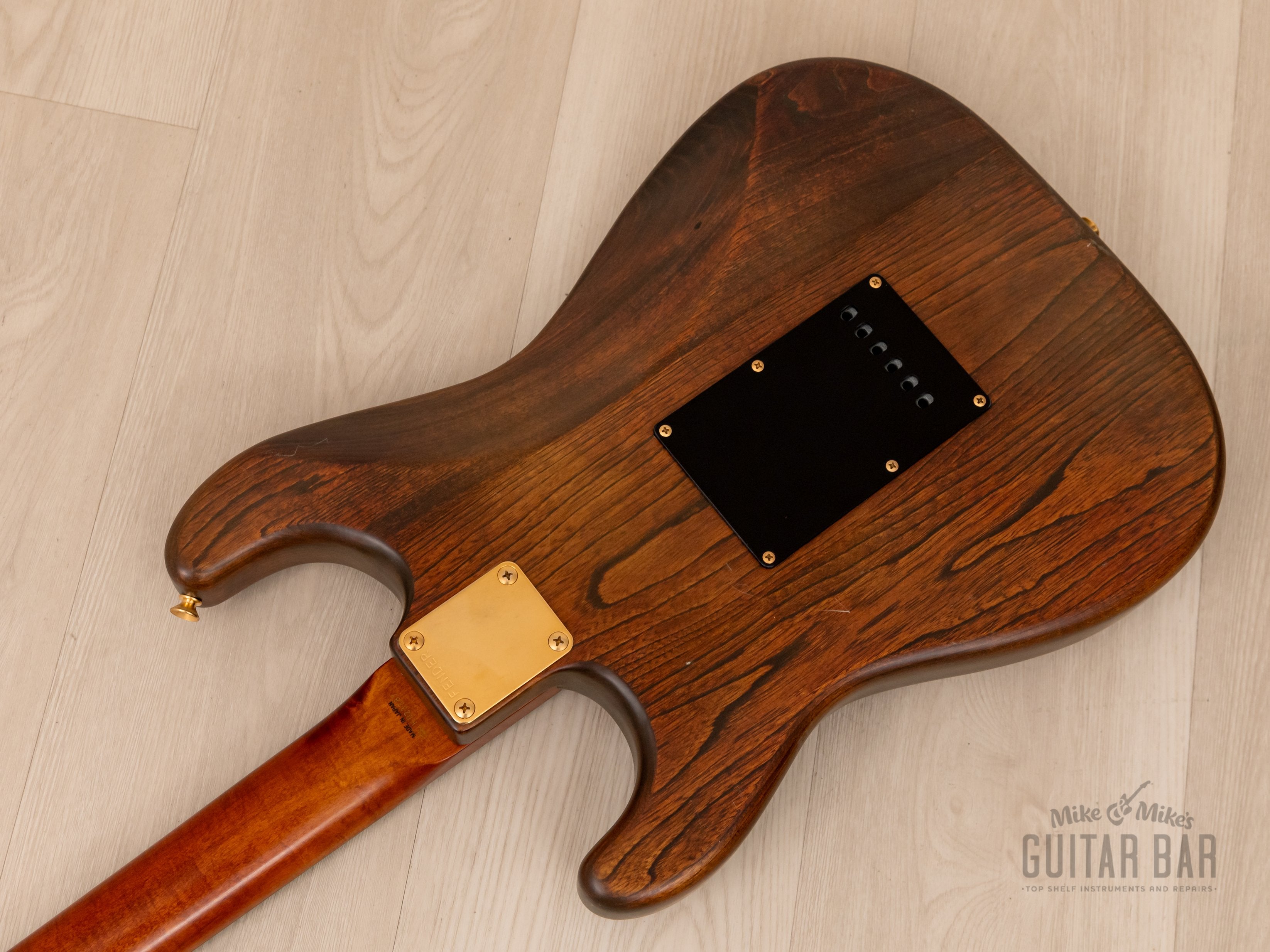 1991 Fender Stratocaster Order Made Walnut Satin Nitro Lacquer w/ Gold Hardware, Japan MIJ Fujigen