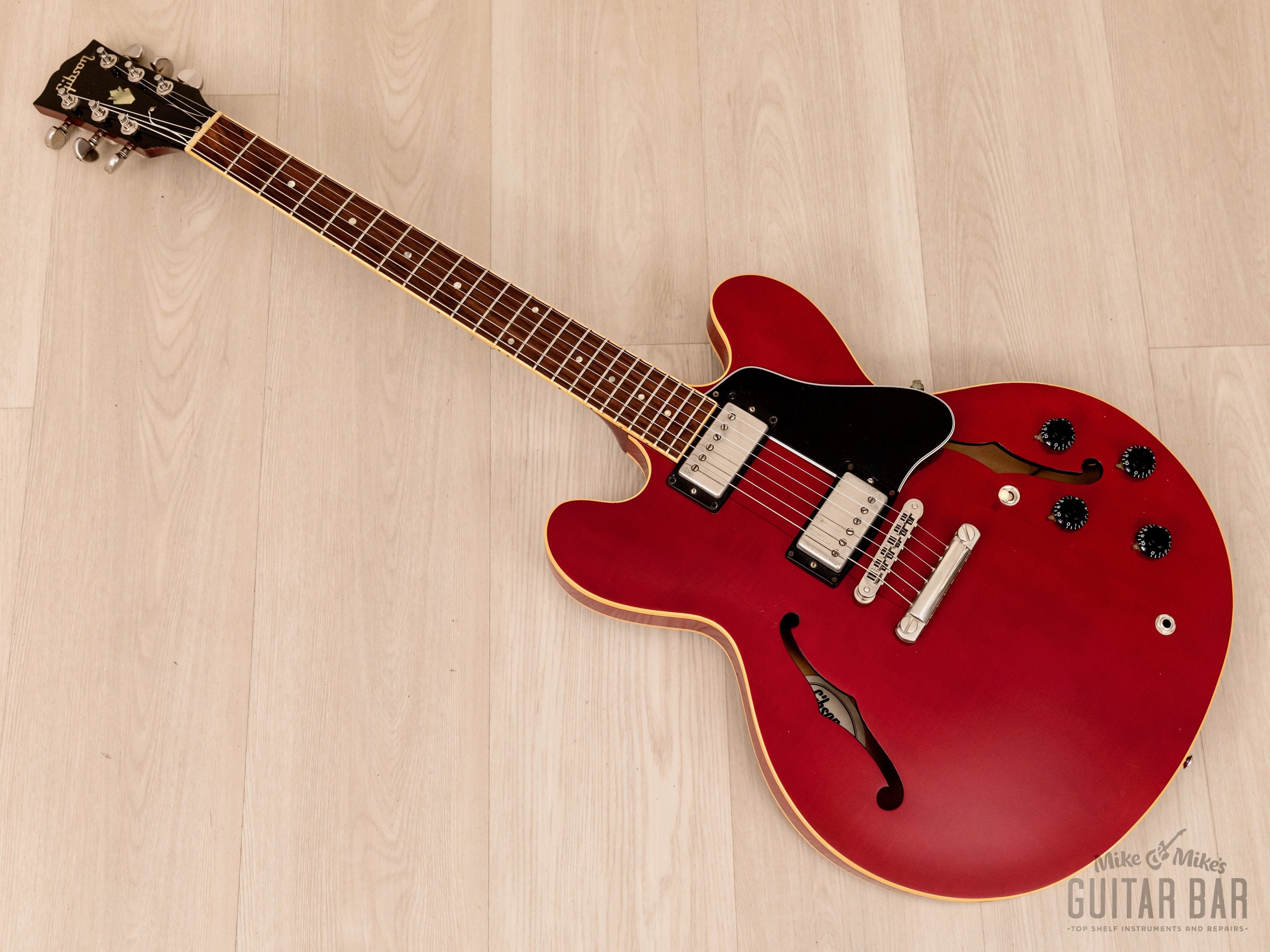1991 Gibson Memphis ES-335 Dot Figured, Cherry w/ '57 Classic PAFs & Case