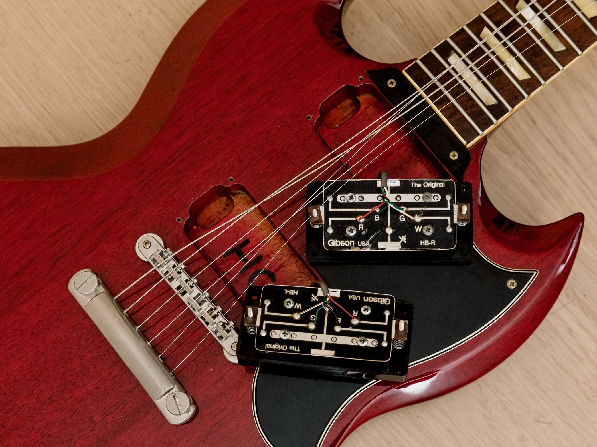 1989 Orville by Gibson '61 SG Standard Heritage Cherry, 100% Original w/ USA Bill Lawrence Humbuckers, Japan