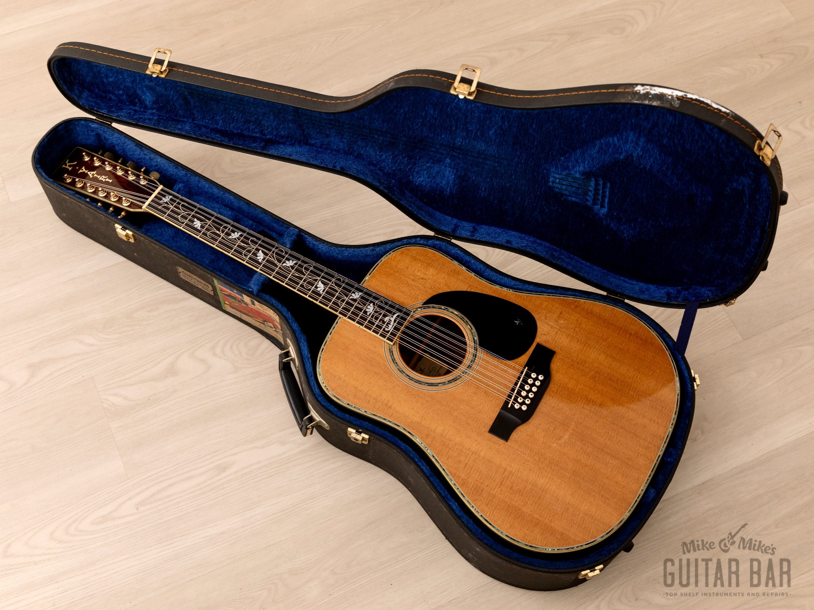 1980 K. Yairi YW7000-12 Vintage 12-String Dreadnought Acoustic Guitar w/  Case, Japan