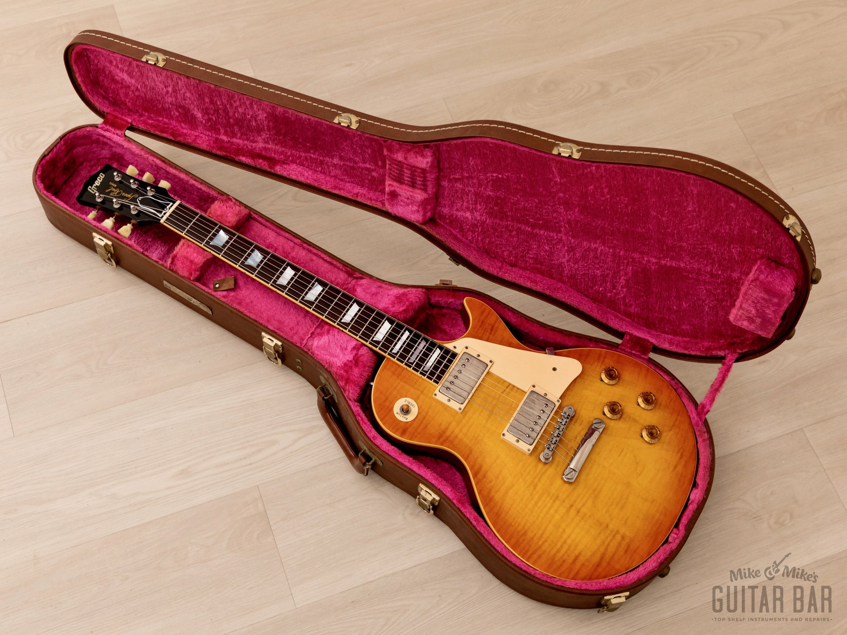 1980 Greco Super Real EGF1200 Vintage Burst Lacquer Finish w/ Dry Z PAFs & Brazilian Board, Japan