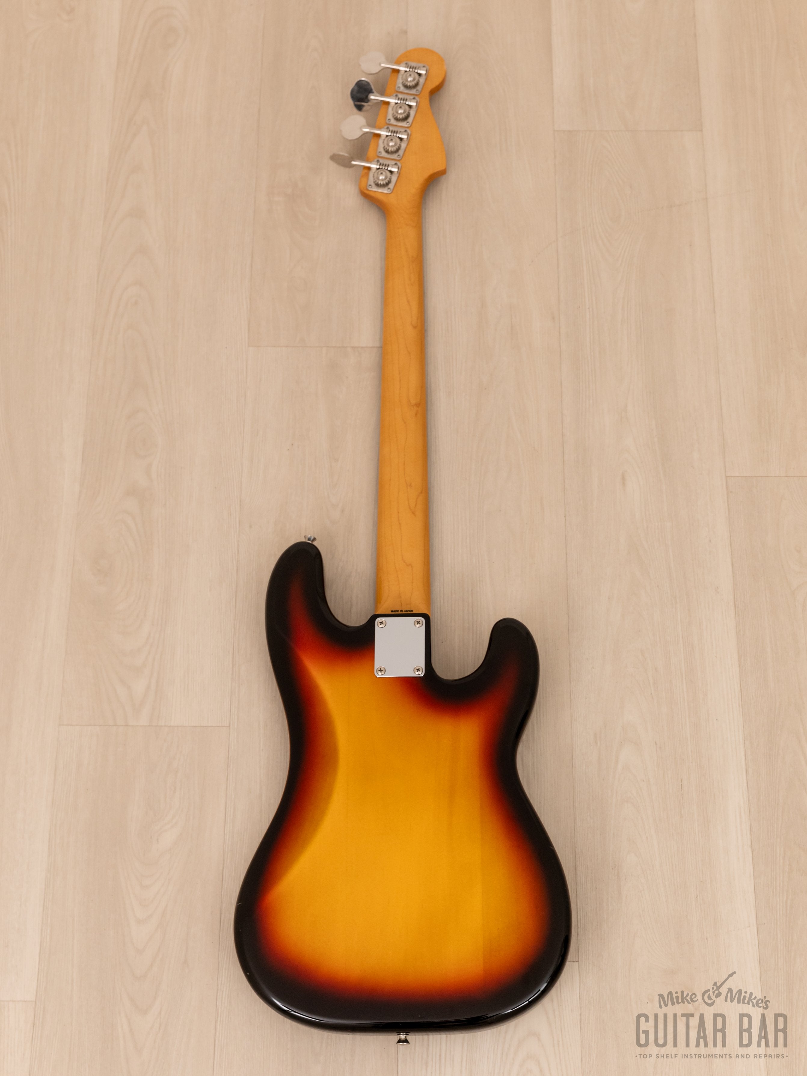 2014 Fender Precision Bass ‘62 Vintage Reissue PB62/LH Left-Handed Sunburst, Japan MIJ