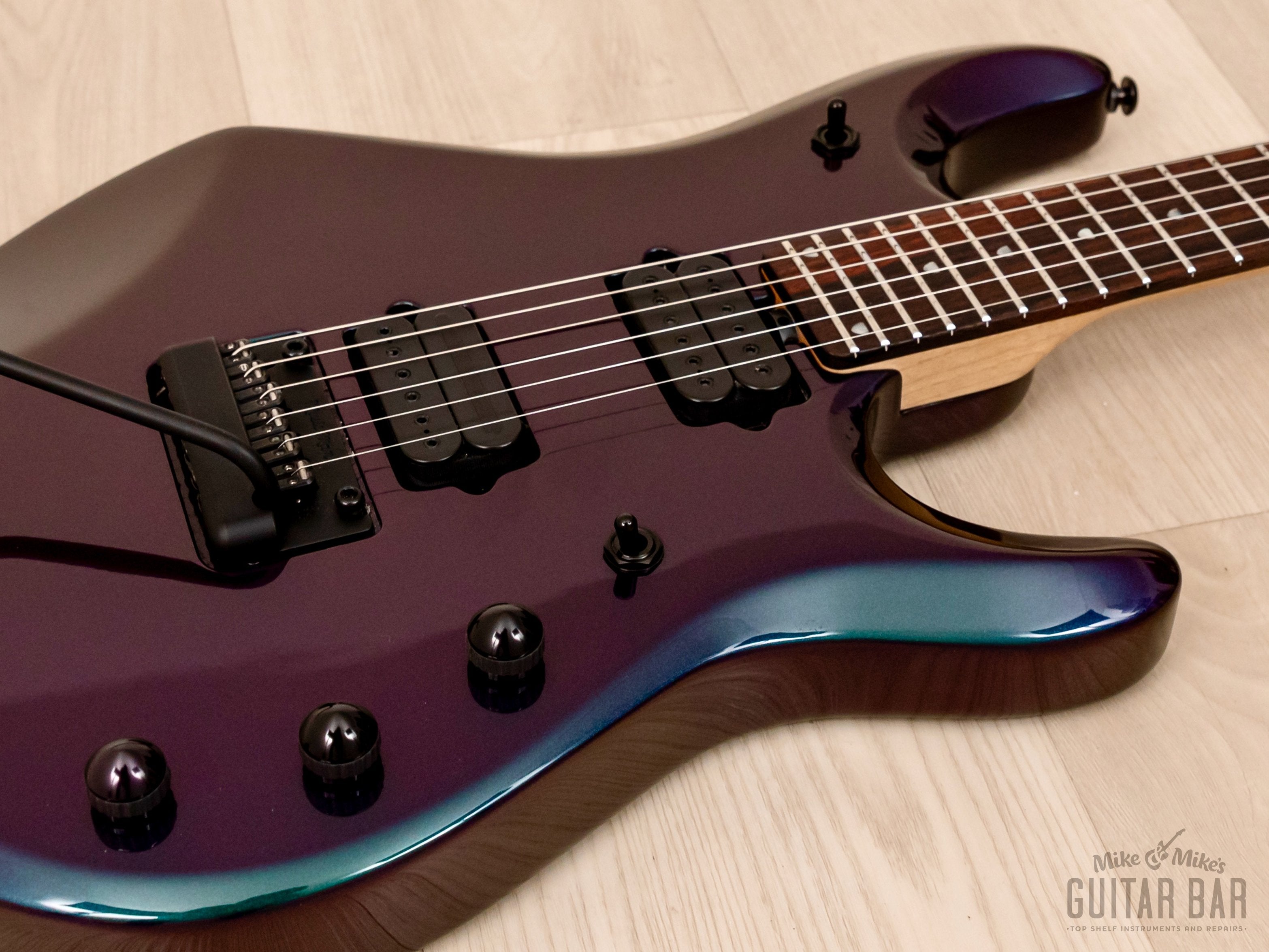 2020 Ernie Ball Music Man John Petrucci Signature JP6 Piezo Mystic Dream, Mint w/ Case & Hangtags