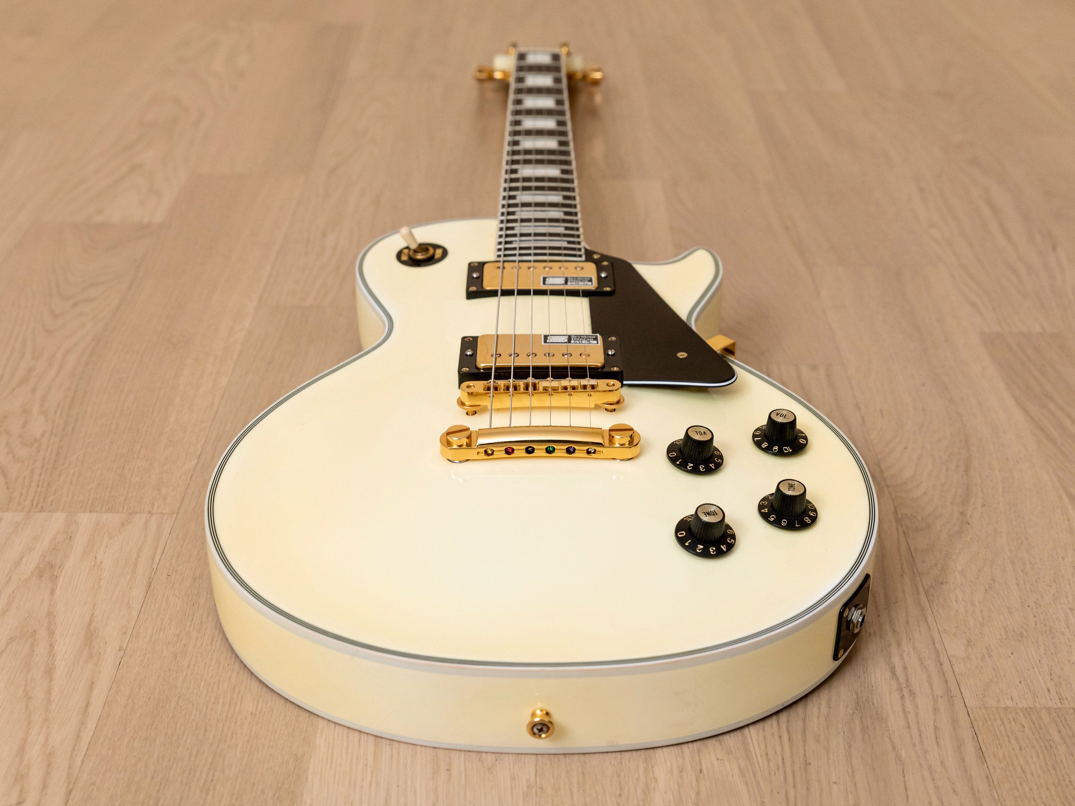 2009 Edwards by ESP E-LP-98LTC Custom, Vintage White Nitro Lacquer w/ USA Seymour Duncans, Japan