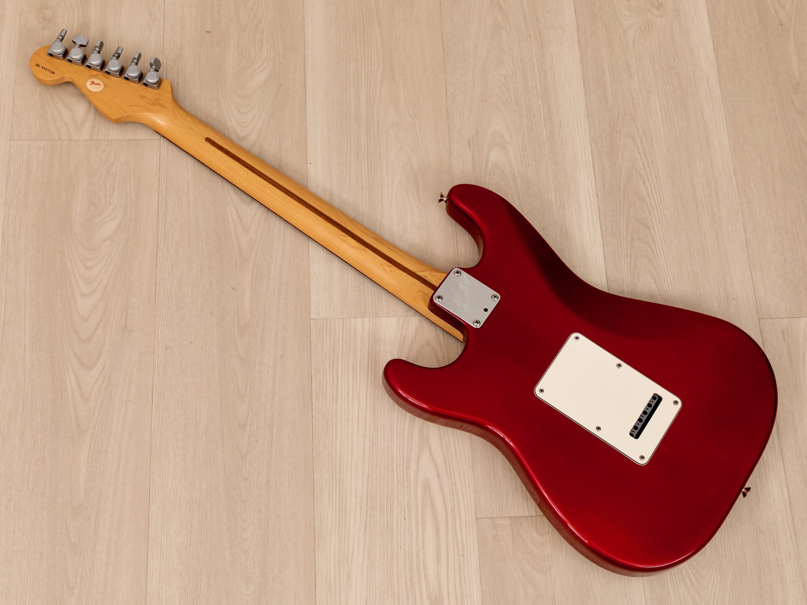 1996 Fender Stratocaster Plus, Lace Sensors & TBX, Candy Apple Red w/ Case