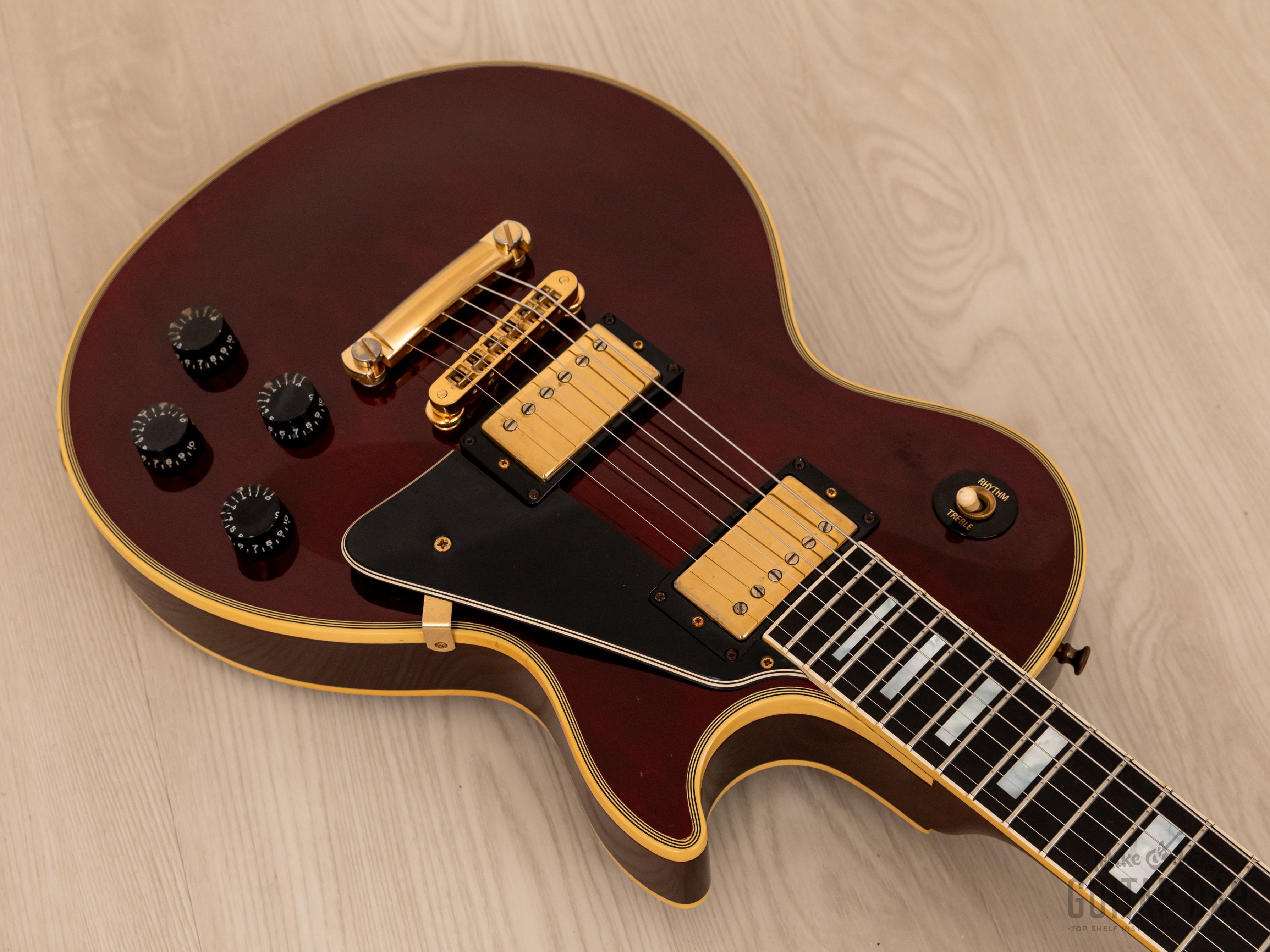 1999 Gibson Les Paul Custom Wine Red 100% Original w/ Case & Tags, Yamano