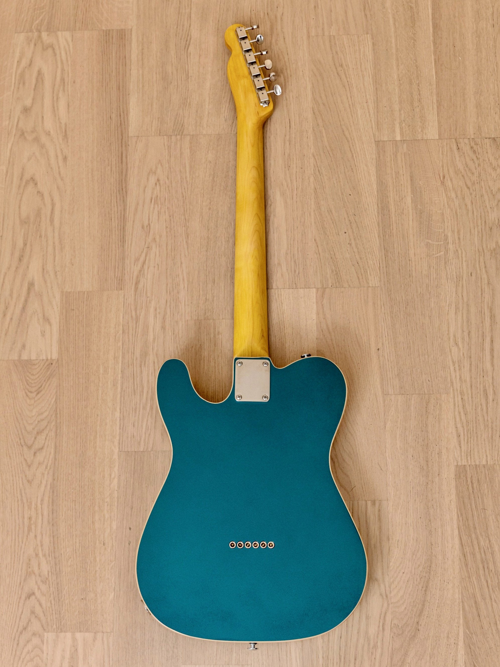 T-Style Partscaster Custom Electric Guitar Ocean Turquoise w/ Fender Licensed Neck, Tweed Case