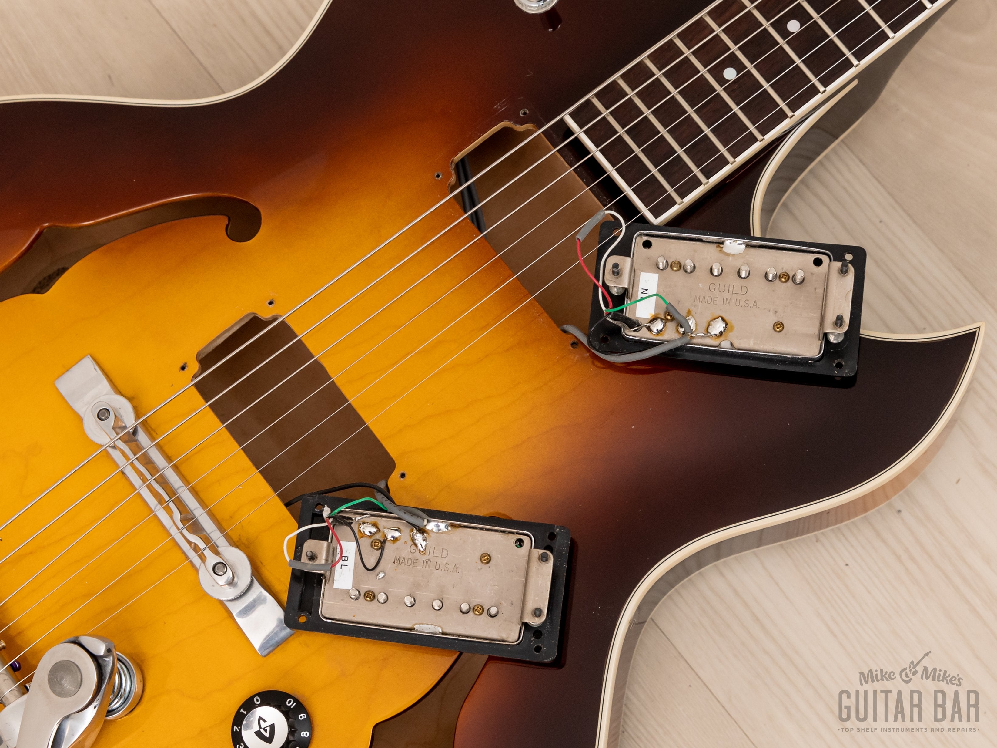 1998 Guild Starfire III Sunburst Near-Mint w/ Case & Tags, Westerly USA-Made