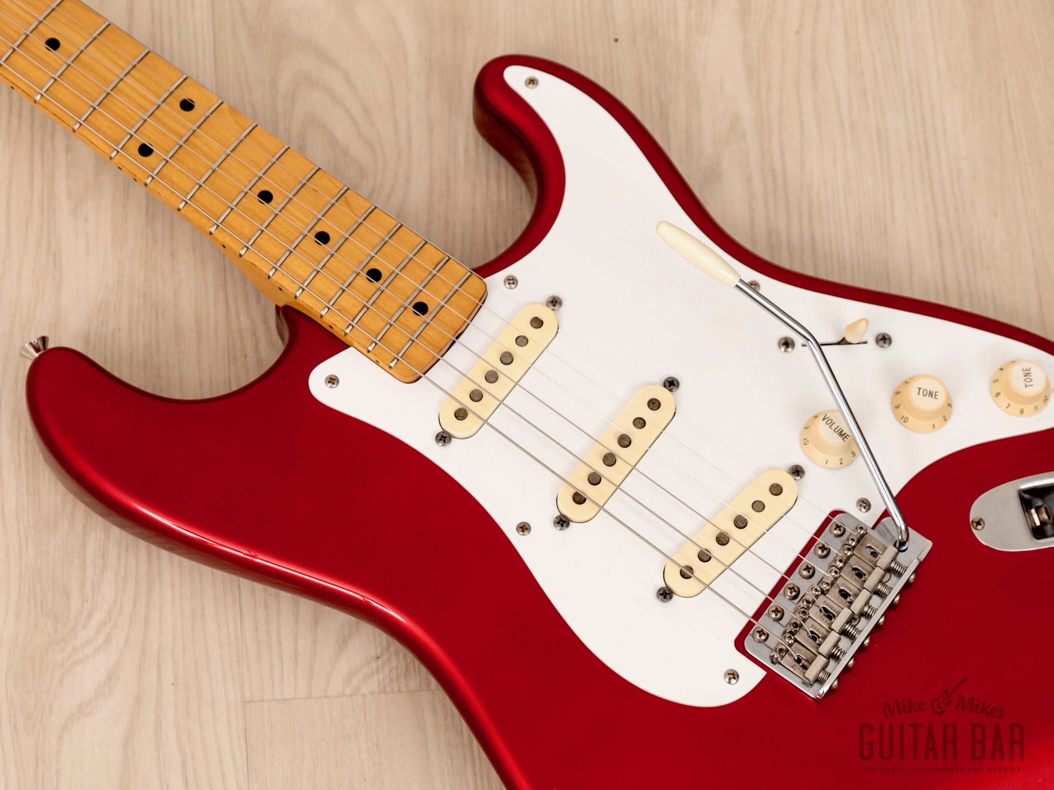 1995 Fender Stratocaster ‘57 Vintage Reissue ST57-53 Candy Apple Red, Japan MIJ
