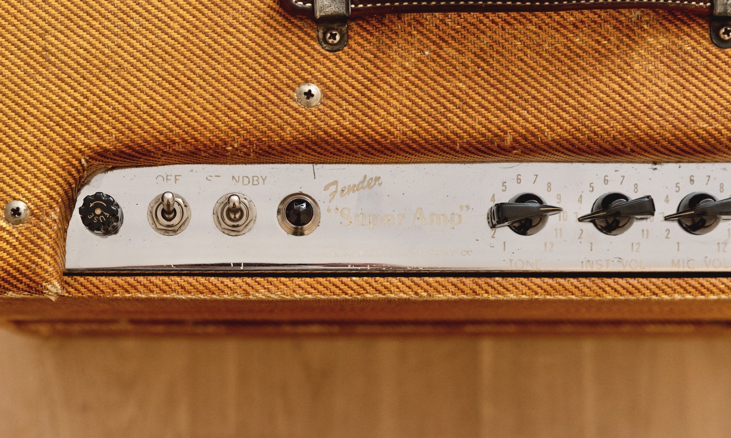 1954 Fender Super Tweed Wide Panel Vintage Tube Amp 2x10 w/ Jensen P10R, 5D4