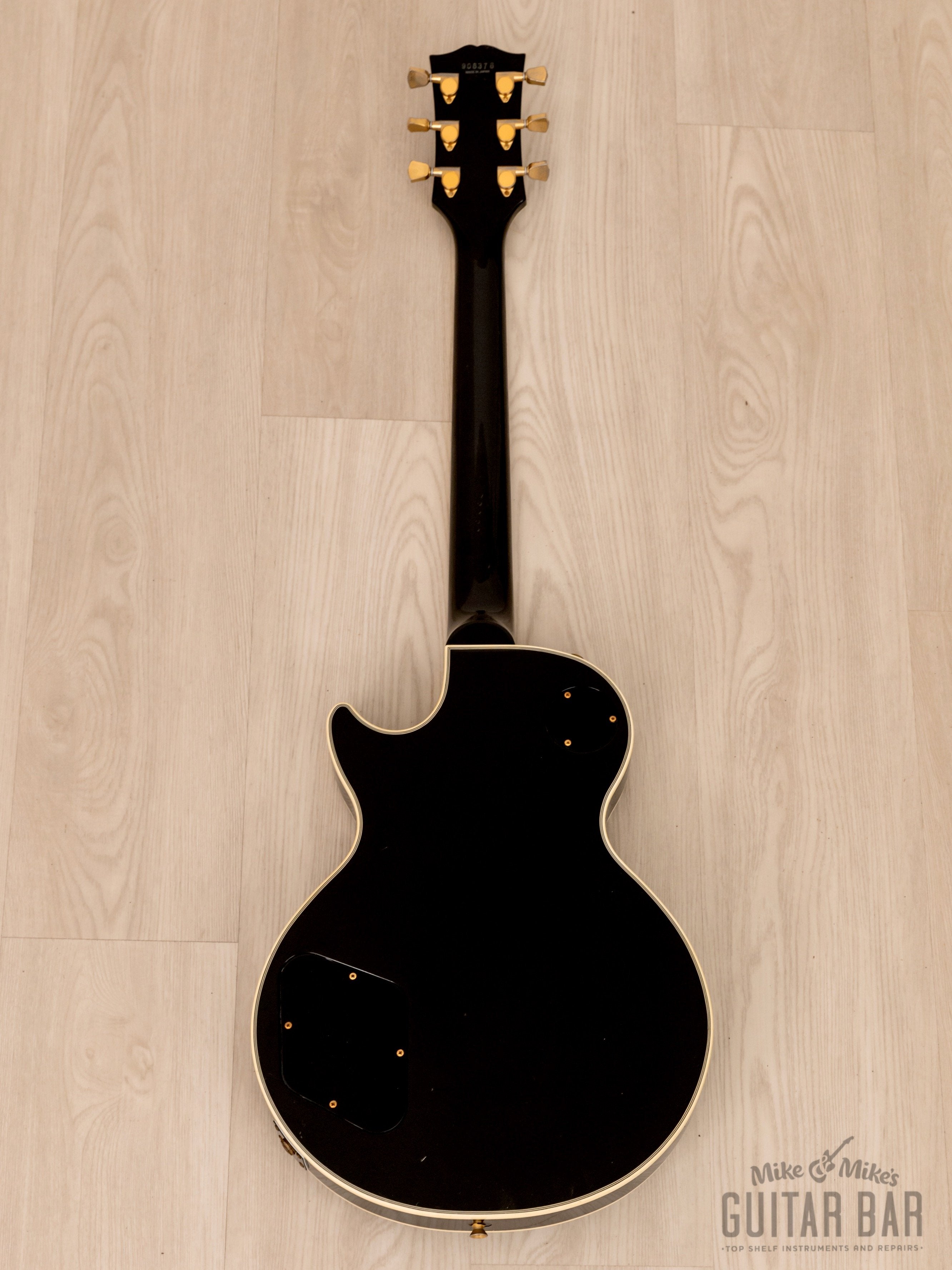 1999 Epiphone by Gibson Les Paul Custom Black Beauty Electric Guitar, Japan Fujigen