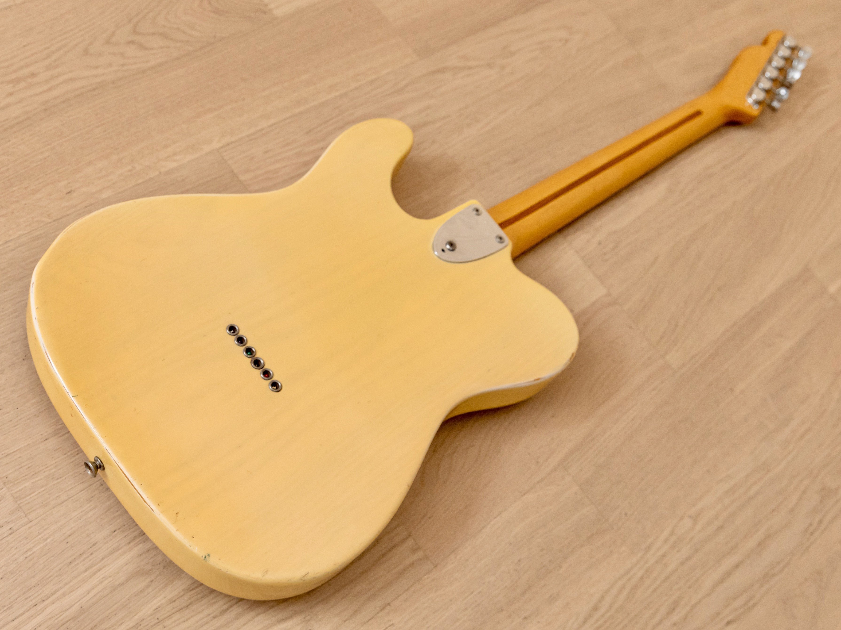 1973 Fender Telecaster Custom Vintage Guitar Blonde w/ Case, Wide Range