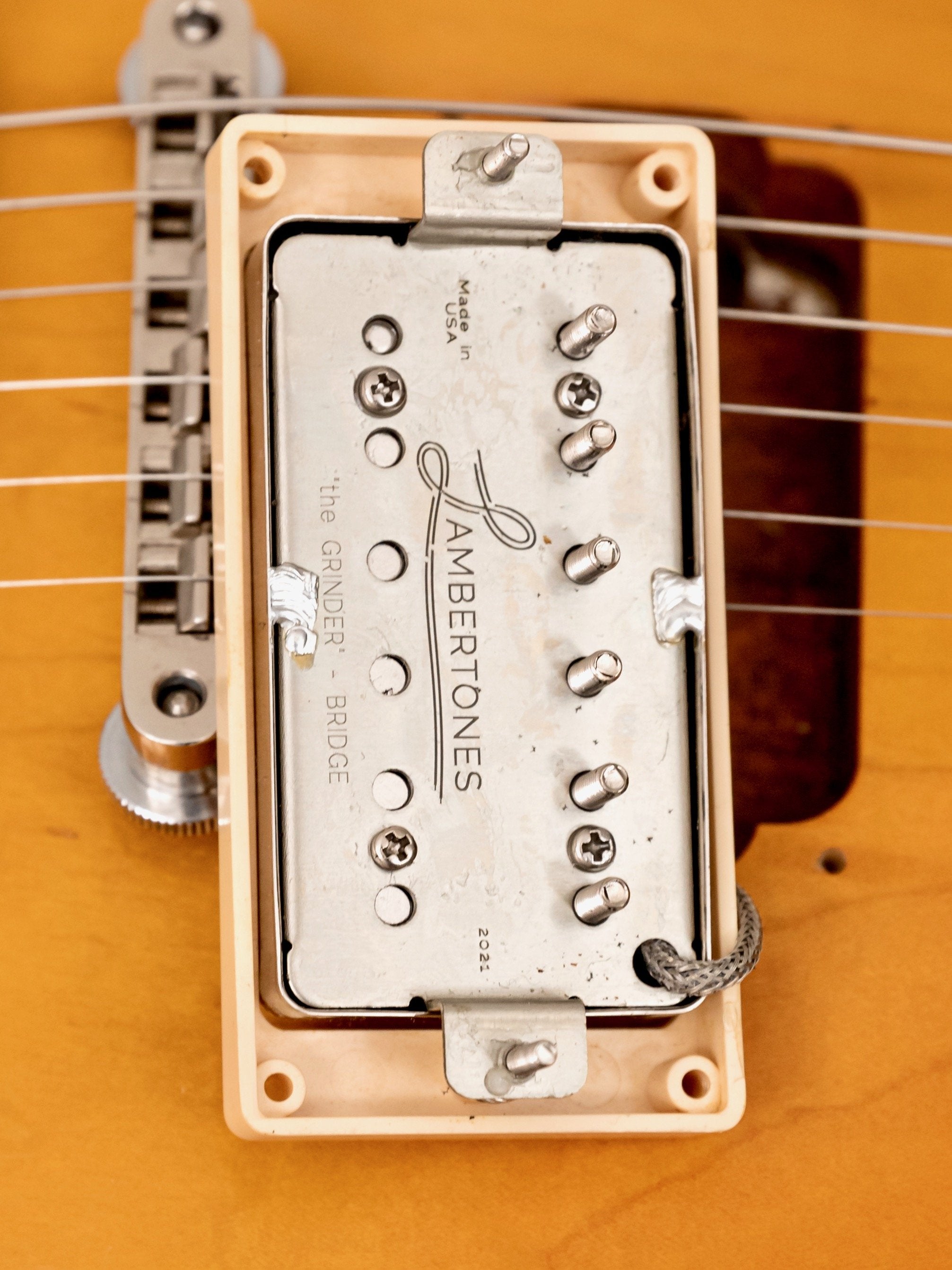 1994 Orville Les Paul Standard LPS-75 Trans Amber, Gibson-Licensed w/ Lambertones & USA Harness, Japan Fujigen