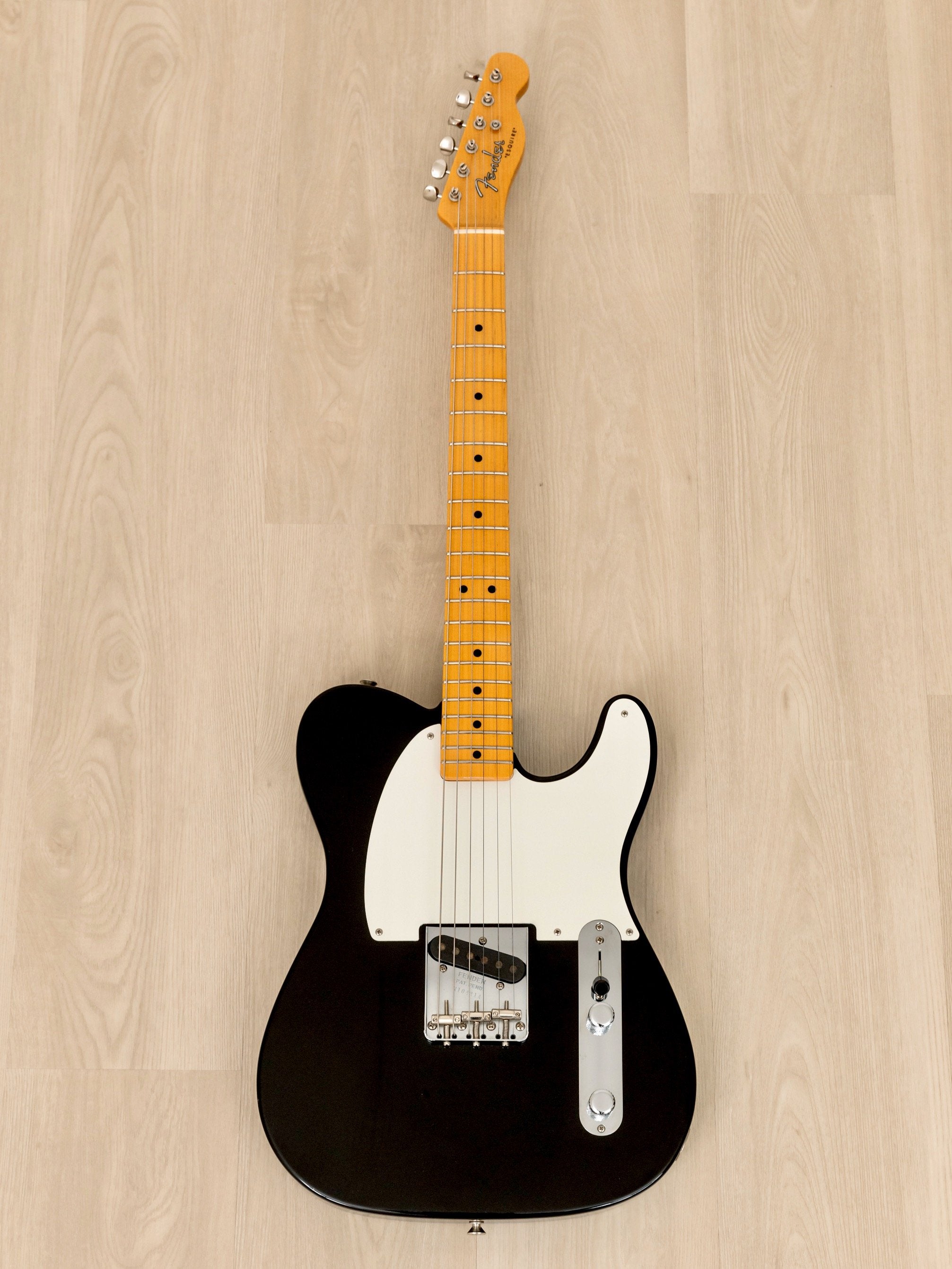 2020 Fender Custom Shop Vintage Custom 1950 Pine Esquire NOS Black w/ Case, COA, Tags