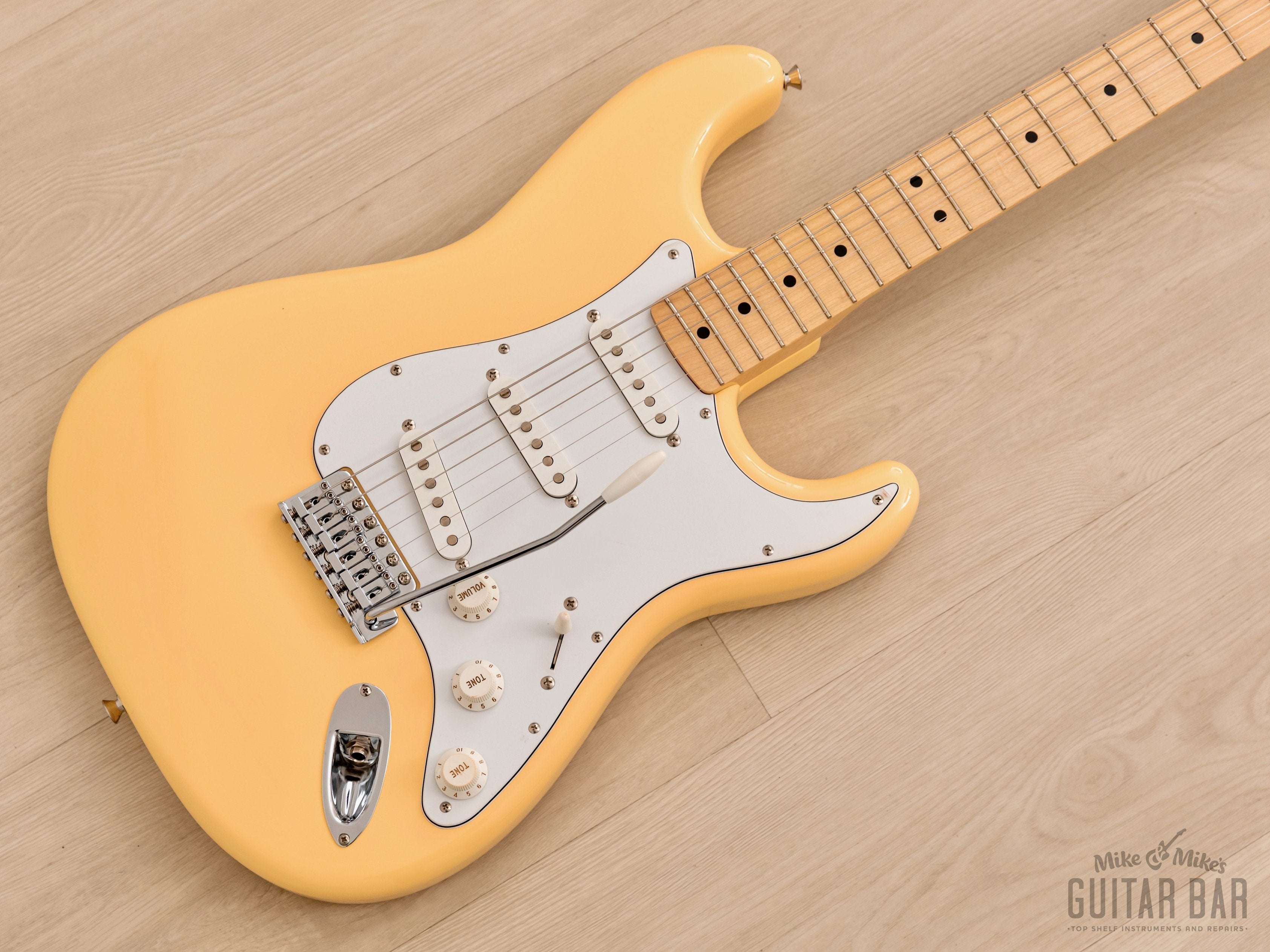 2012 Fender Stratocaster ‘72 Vintage Reissue ST72 Yellow White w/ Tags, Japan MIJ