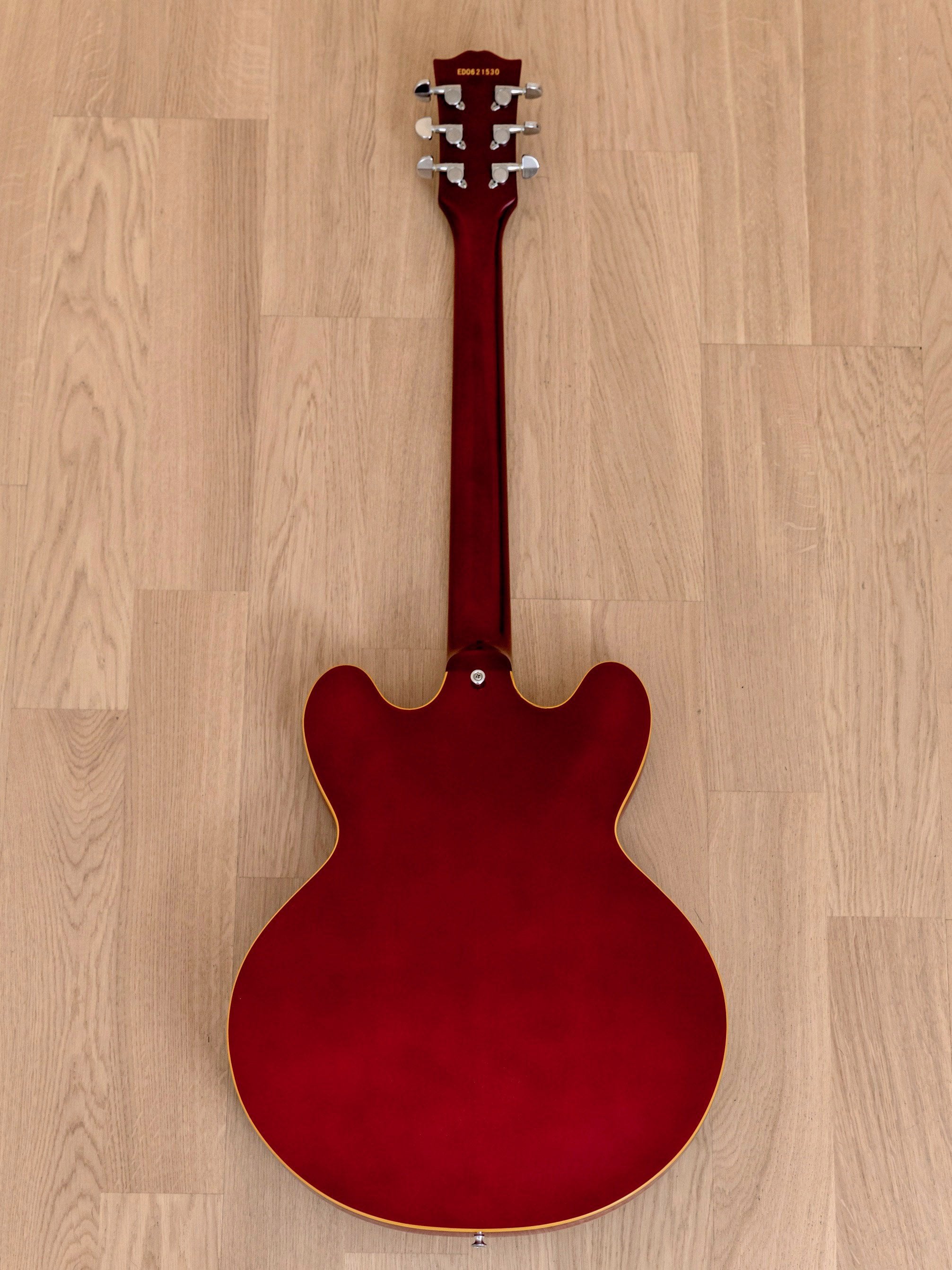 2006 ESP Edwards E-SA-118LT Carved Top 335 w/ 50s Neck, Cherry Lacquer Finish w/ Case & USA Duncan Pickups, Japan