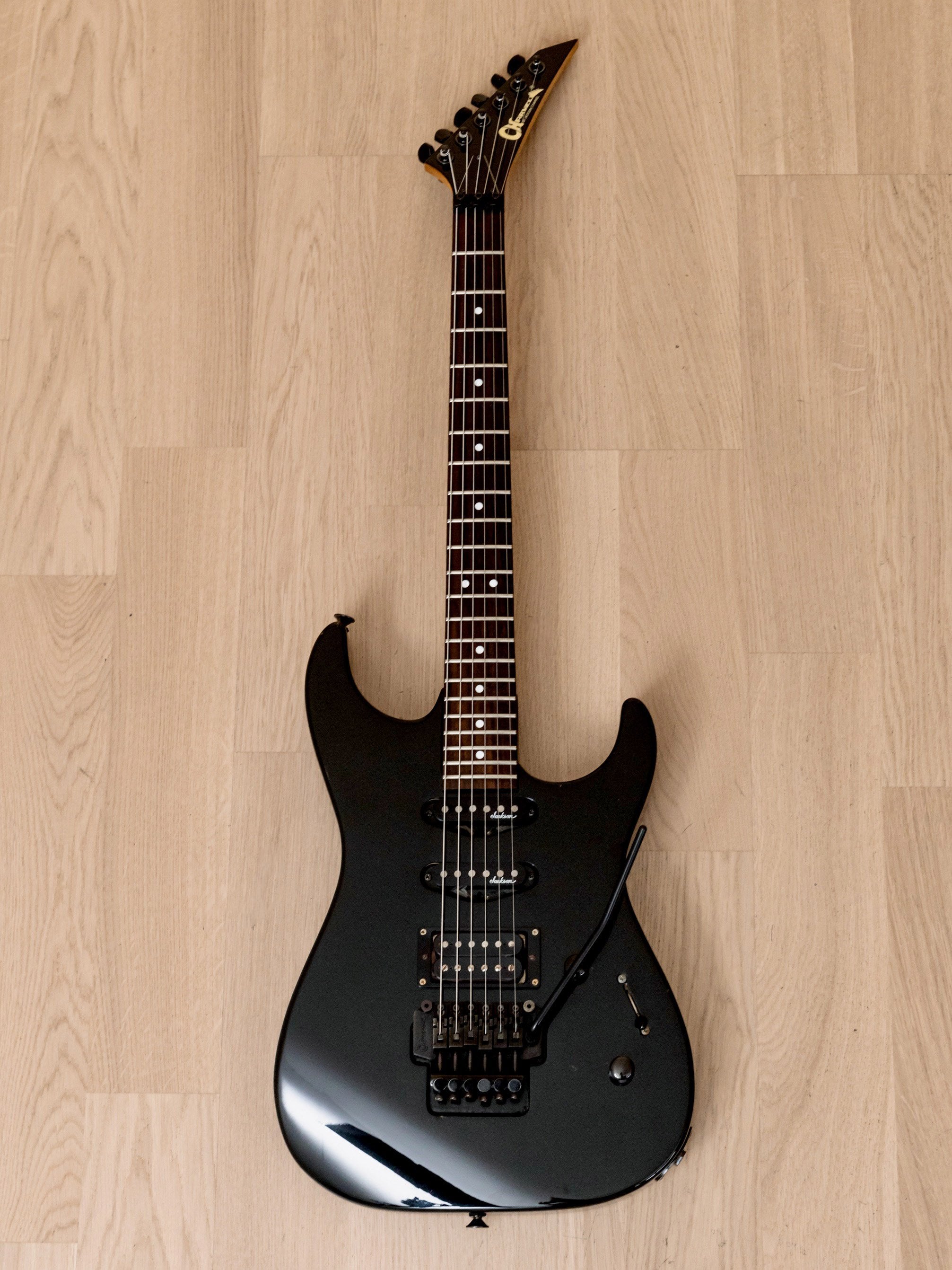 1993 Charvel by Jackson DK-065-SSH Superstrat Vintage Guitar Black, Model 3, Japan