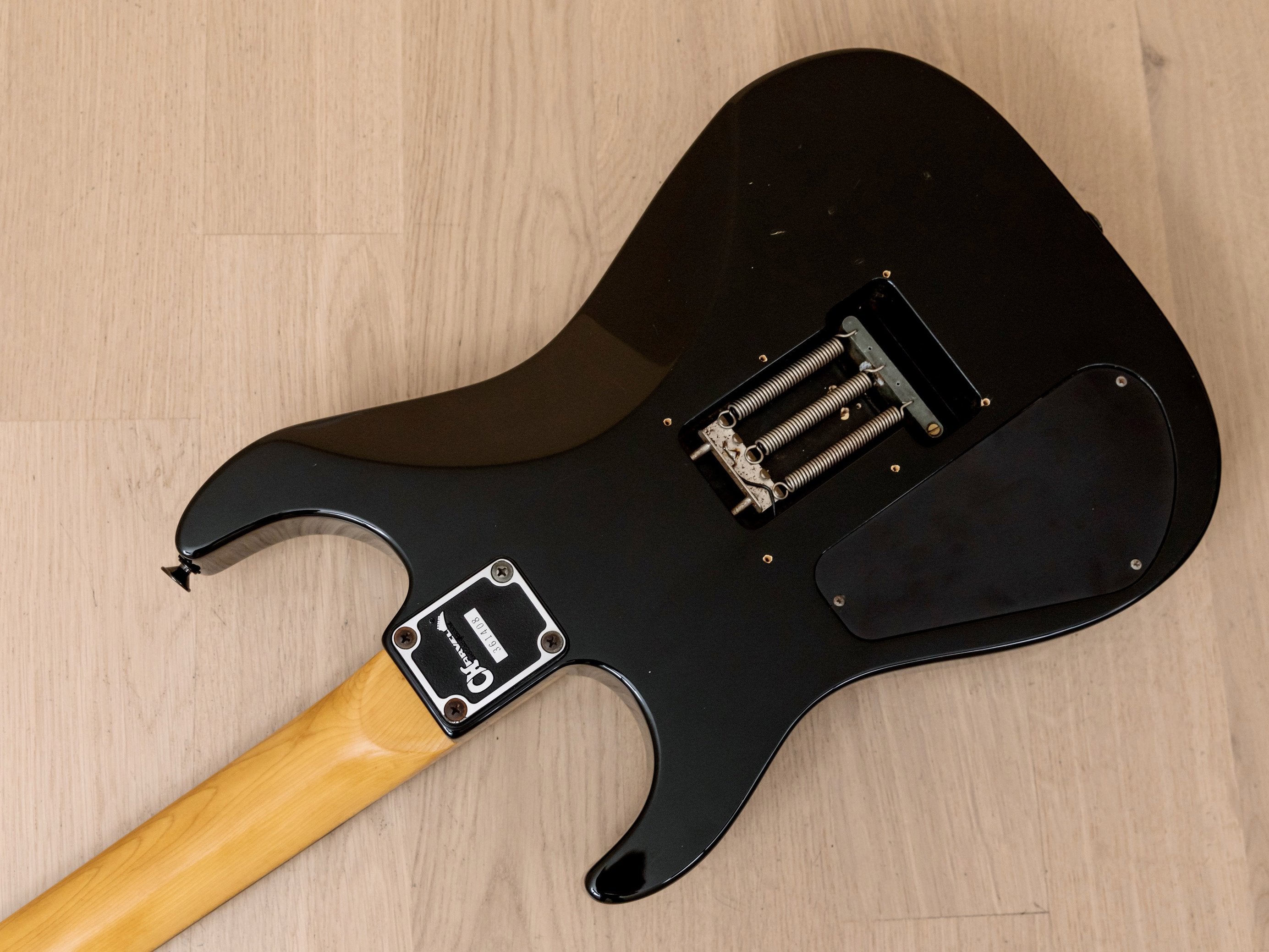 1993 Charvel by Jackson DK-065-SSH Superstrat Vintage Guitar Black, Model 3, Japan