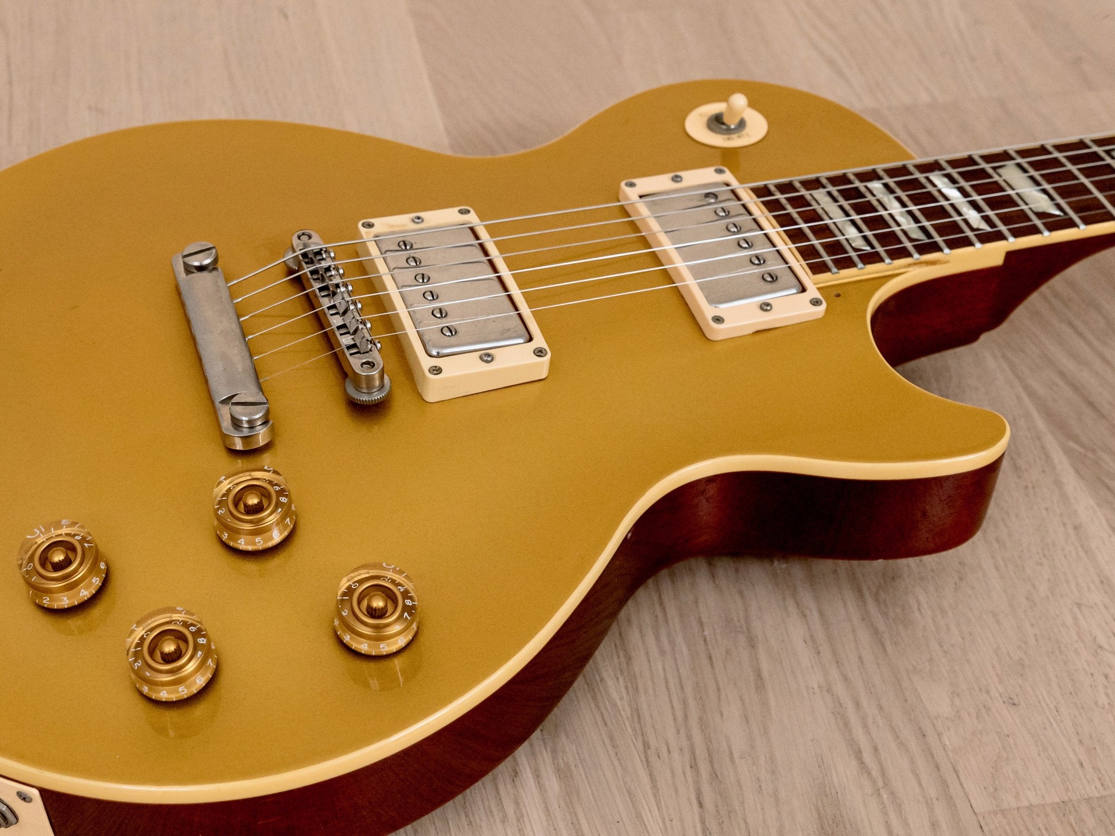 1998 Orville Les Paul Standard LPS-75 Goldtop Electric Guitar 100% Original, Japan Fujigen