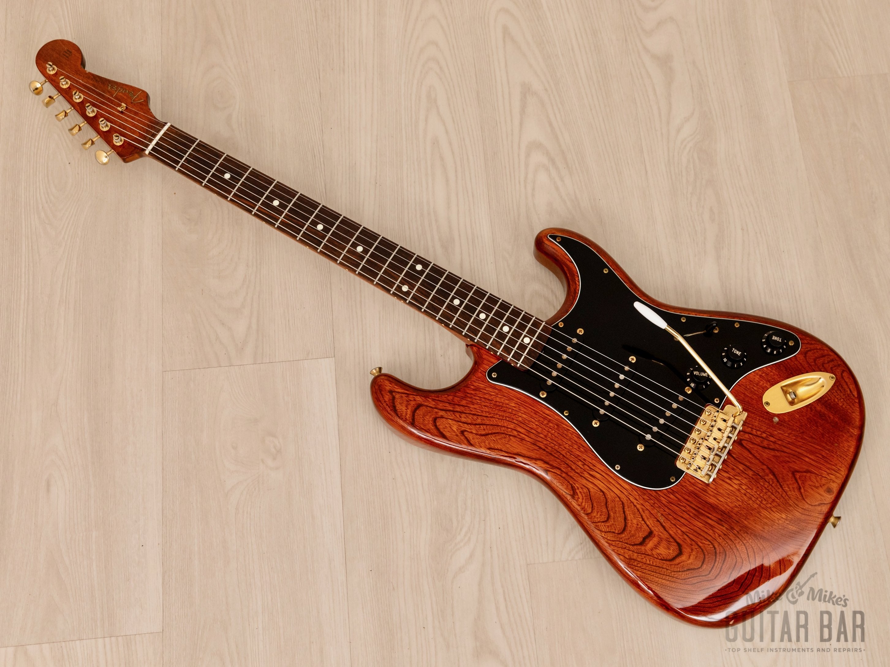 1992 Fender Order Made Stratocaster Walnut w/ Gold Hardware, Japan MIJ Fujigen