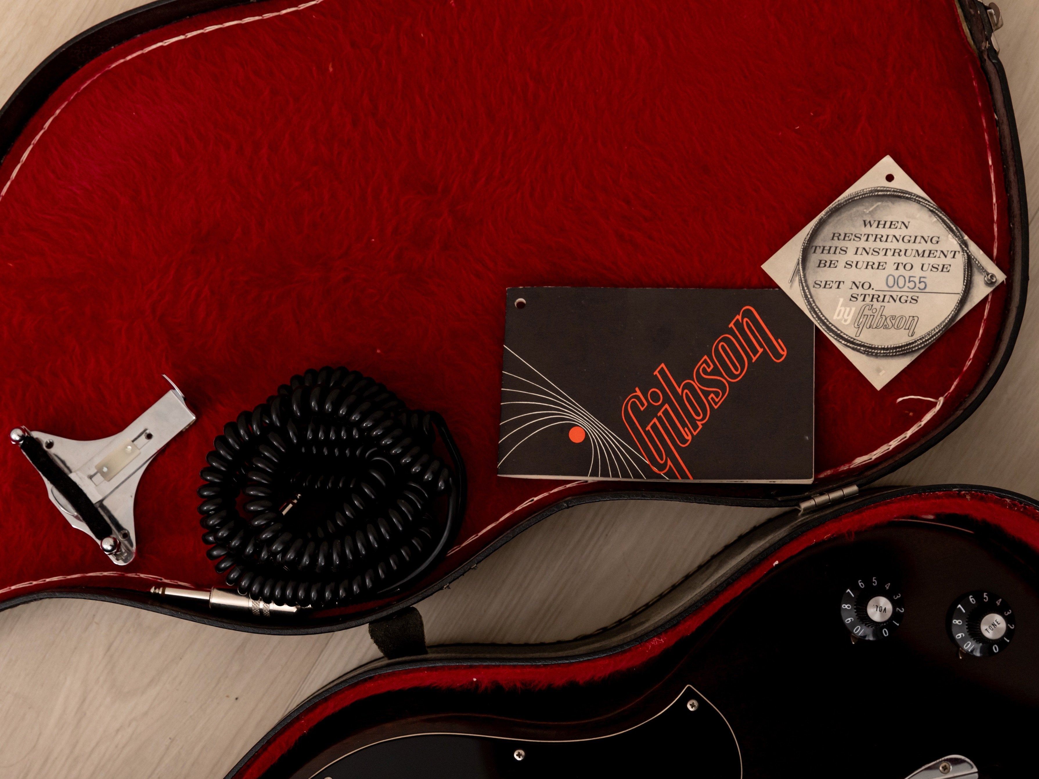 1970 Gibson EB-0 Slotted Headstock Vintage Short Scale SG Bass, 100% Original w/ Case, Hangtag