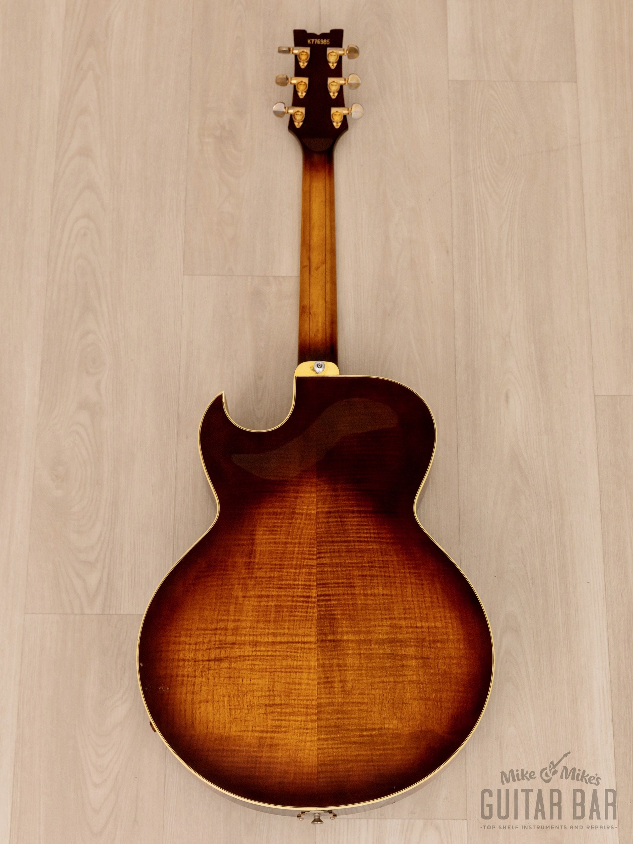 1977 Ibanez Artist 2635 Vintage Archtop Guitar Antique Violin w/ Maxon Super 80 Flying Fingers, Case