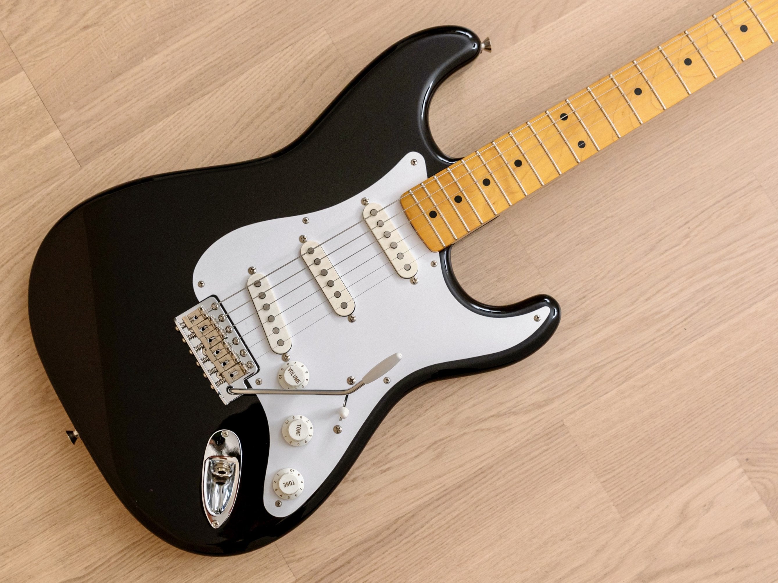 2008 Fender Stratocaster '57 Vintage Reissue Electric Guitar ST57 Black, Japan CIJ