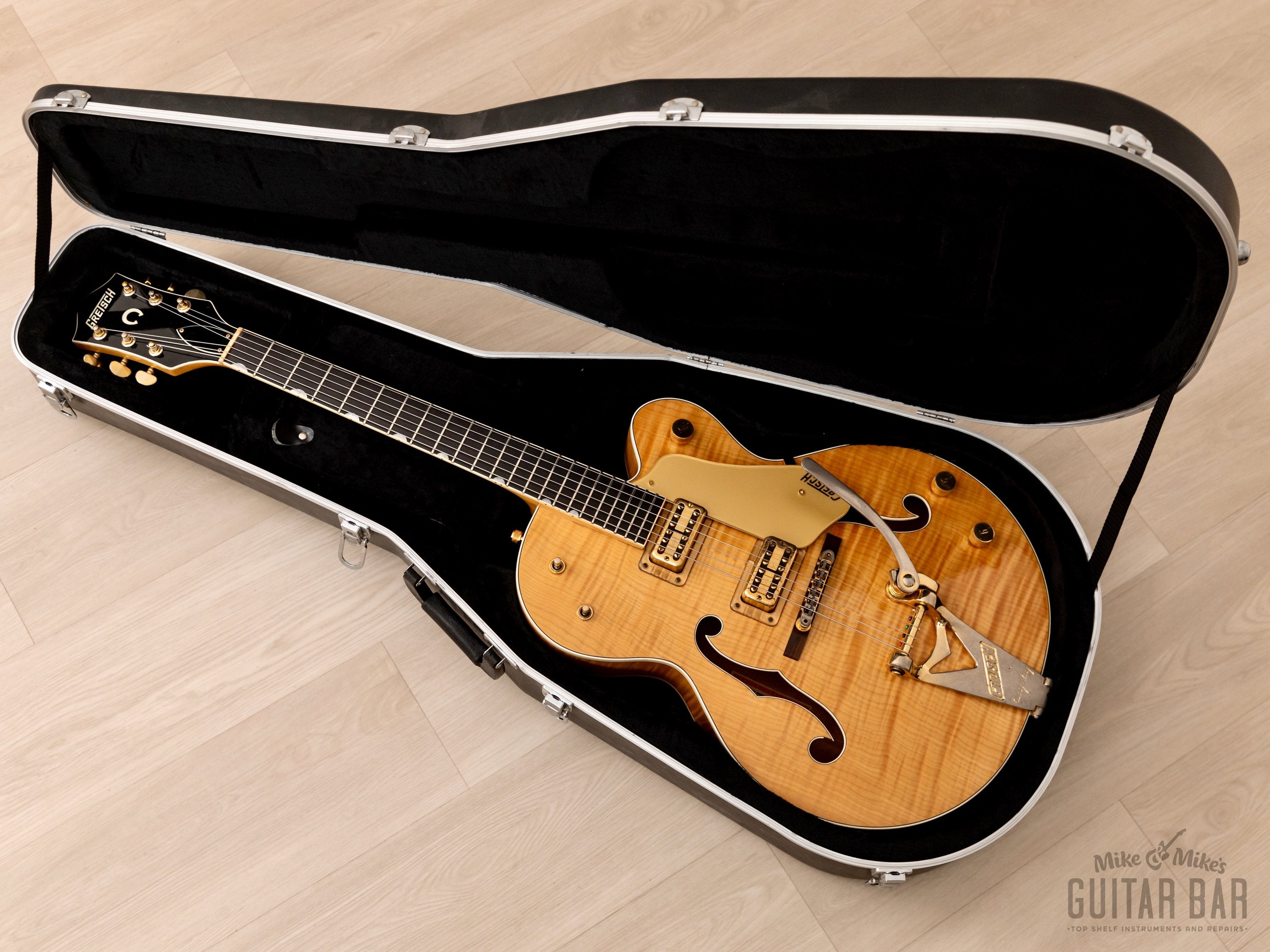 2004 Gretsch 6120AM Nashville Amber Maple Pre-Chet Atkins Hollowbody w/ TV Jones, Case