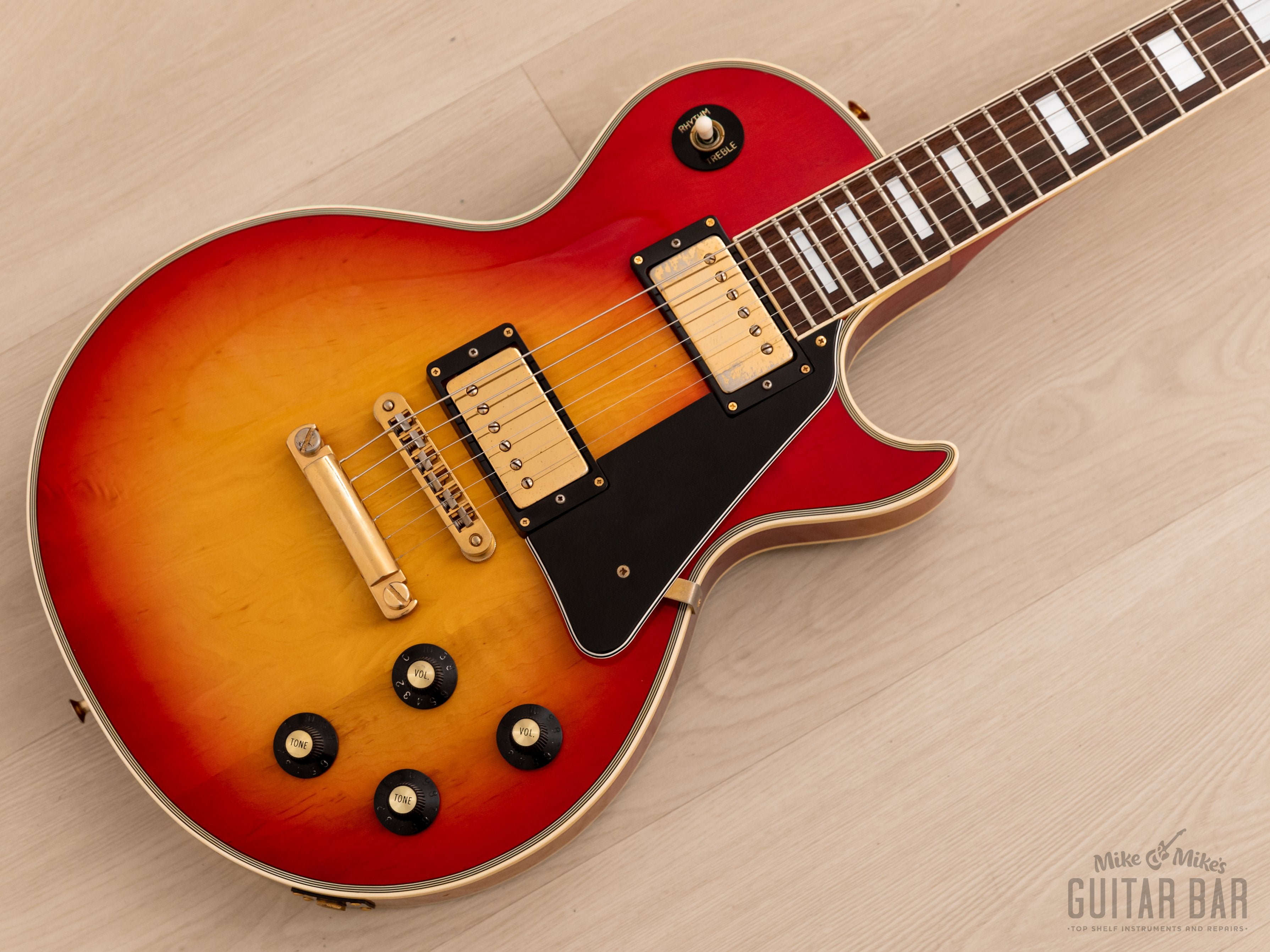 1978 Greco EG600C Custom Vintage Guitar Cherry Sunburst w/ Maxon U-1000, Japan Fujigen